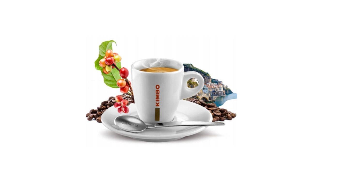KIMBO Logolu Beyaz Seramik Espresso Fincanı ve Tabağı | Kaliteli, Kalın ve Dayanıklı Espresso Fincanı (Mug) 60 ml (Kaşık Dahil Değildir)
