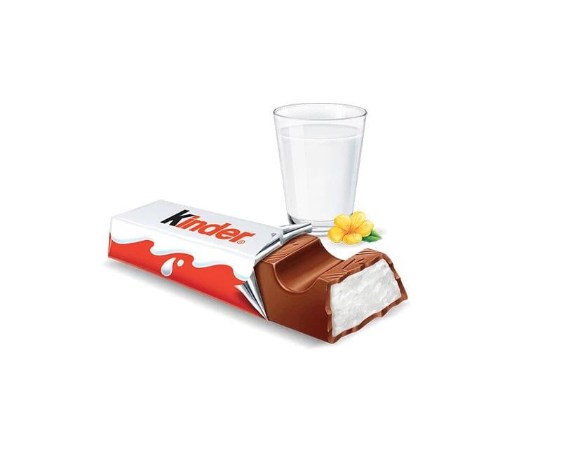 Kinder Chocolate Çikolata Bar | Sütlü Dolgulu | T4 Paket | 50g x 12 Adet