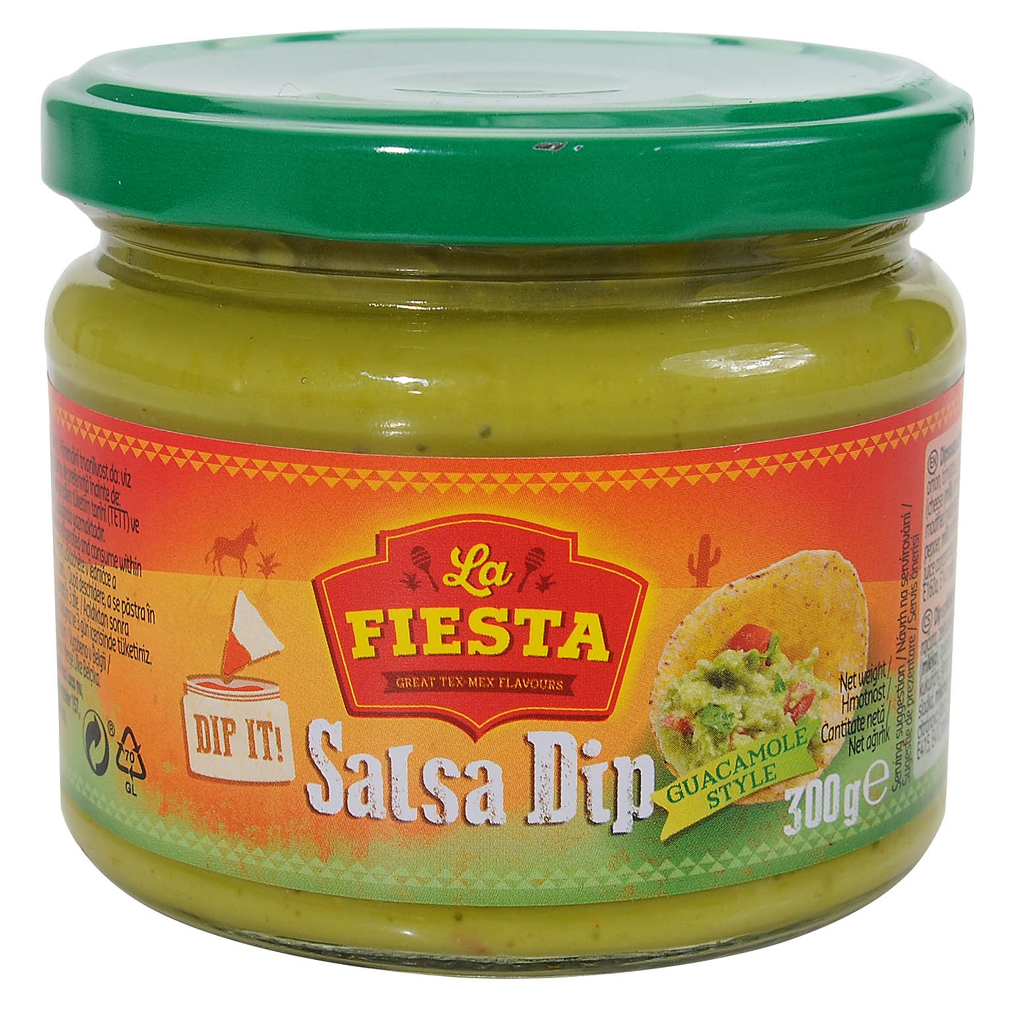 La Fiesta Guacamole Salsa Dip Sos 300 g x 2 Adet
