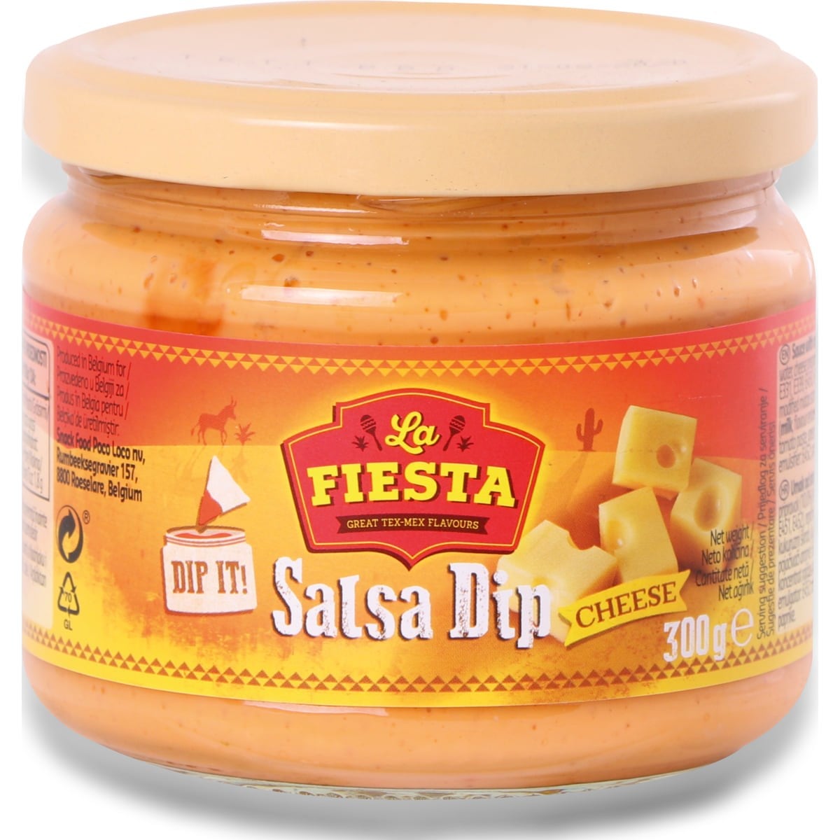 La Fiesta Tex-Mex Gurme Dip Sos 3'lü Karma Paket (Mild + Cheese + Guacamole)