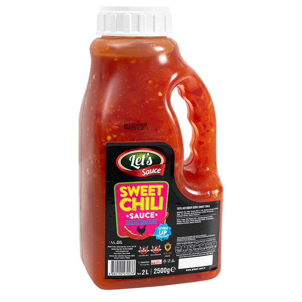 Let's Sauce Sweet Chili Sos 2500 G x 6 Adet
