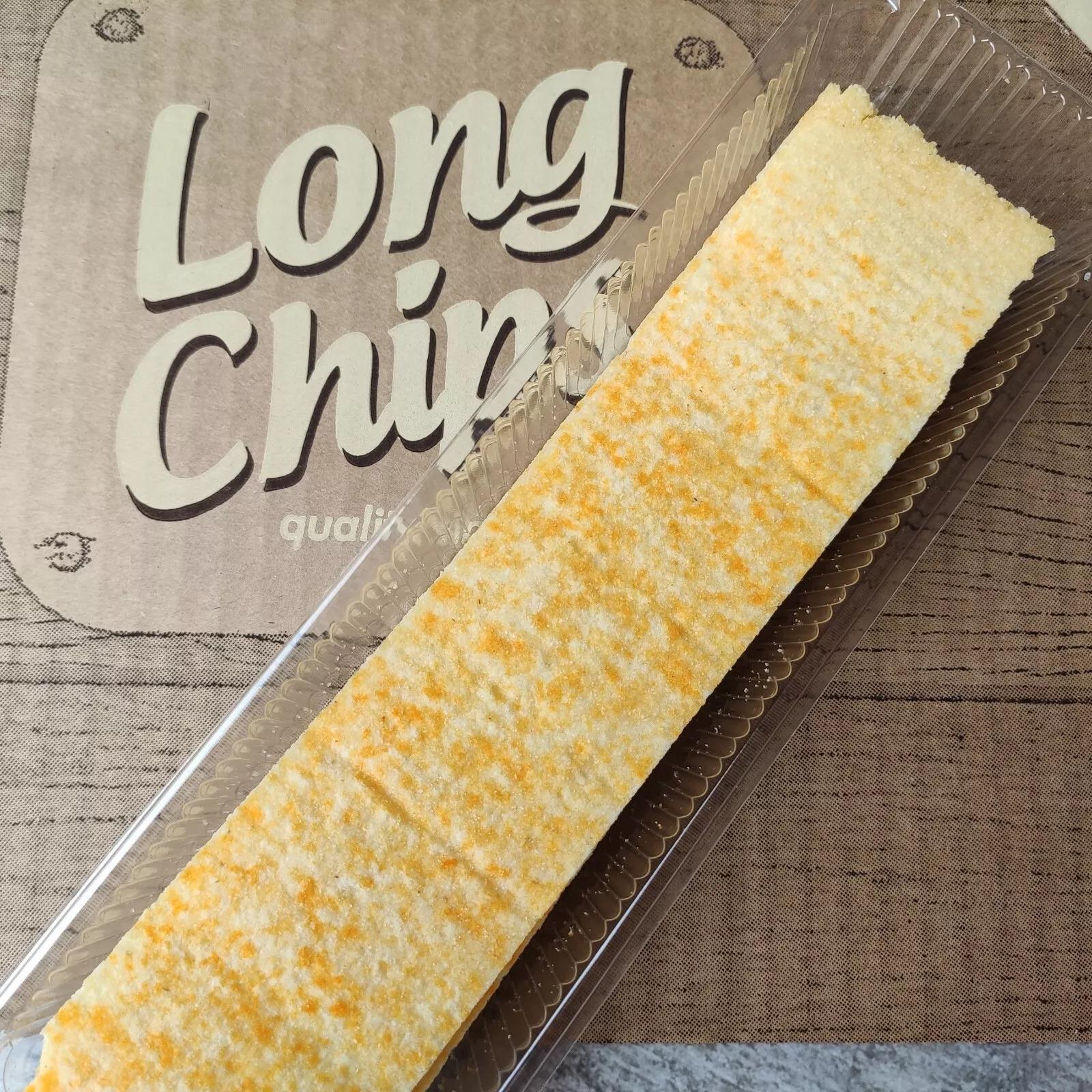 Long Chips Yengeç Aromalı Patates Cipsi | Uzun Cips | Az Yağlı | Letonya Ürünü | 75 g