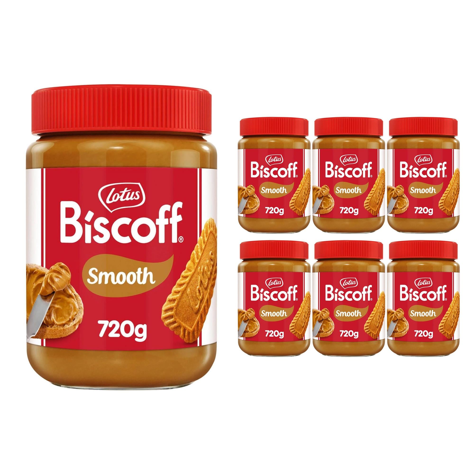 Lotus Biscoff Spread Sürülebilir Bisküvi Ezmesi 720g x 6 Adet