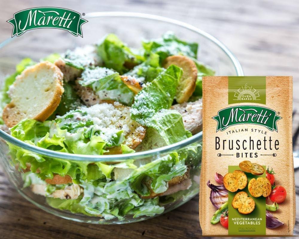 Maretti Bruschette Mediterranean Vegetables Akdeniz Sebzeleri Kızartılmış Ekmek Cips 70g