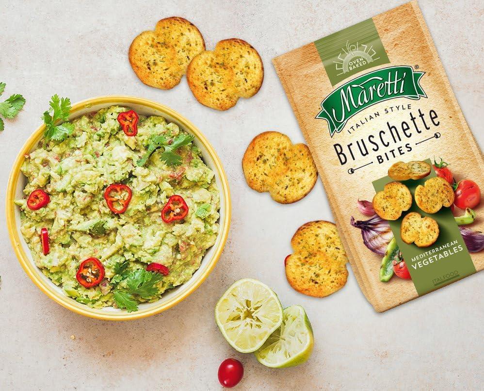 Maretti Bruschette Mediterranean Vegetables Akdeniz Sebzeleri Kızartılmış Ekmek Cips 70g