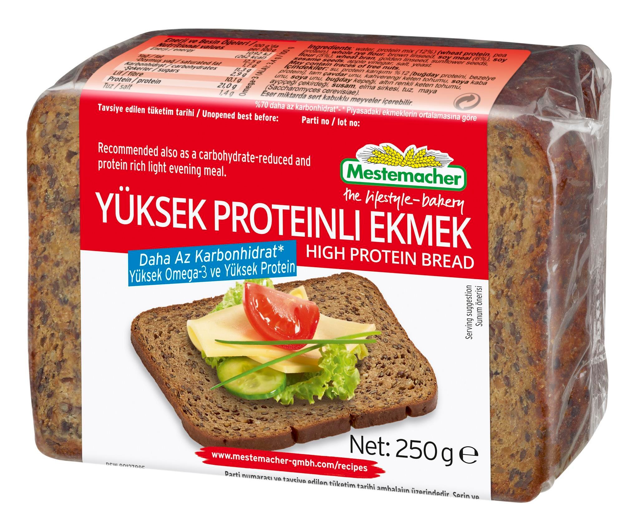 Mestemacher Yüksek Proteinli Ekmek 250 g