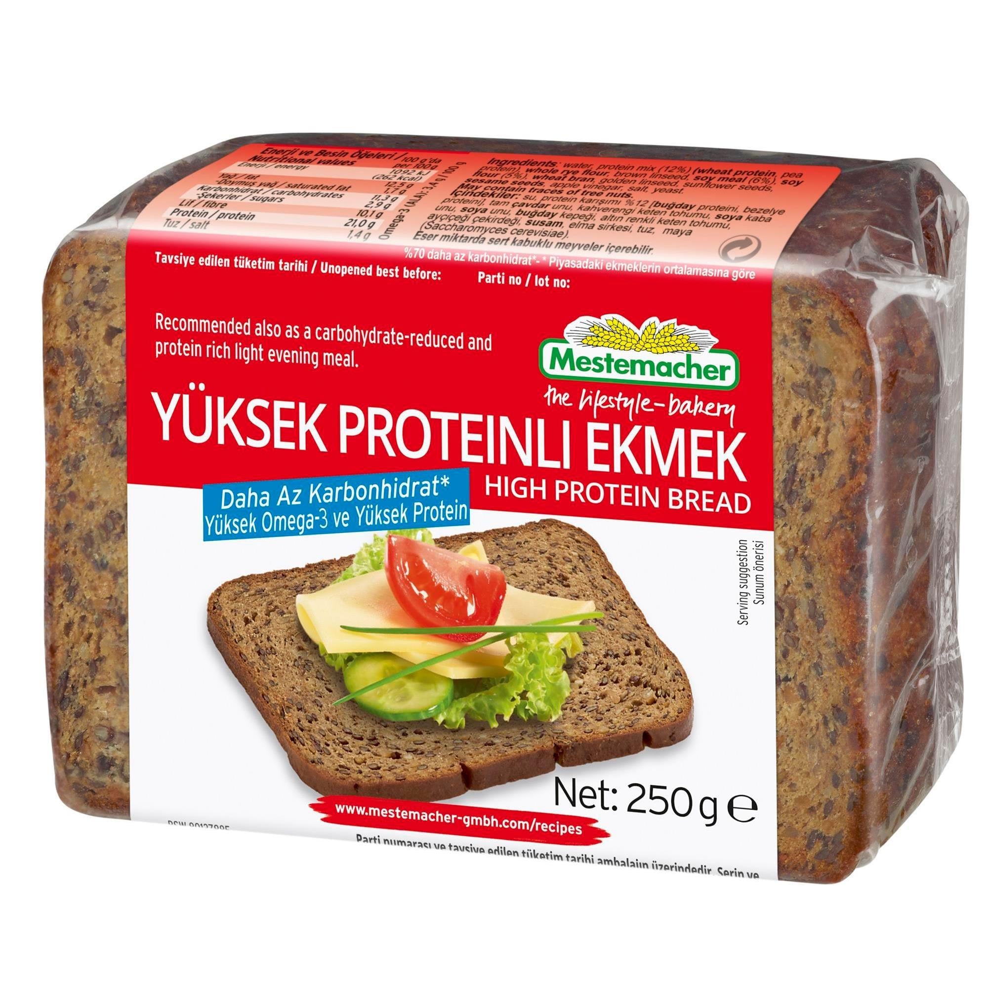 Mestemacher Yüksek Proteinli Ekmek 250 g