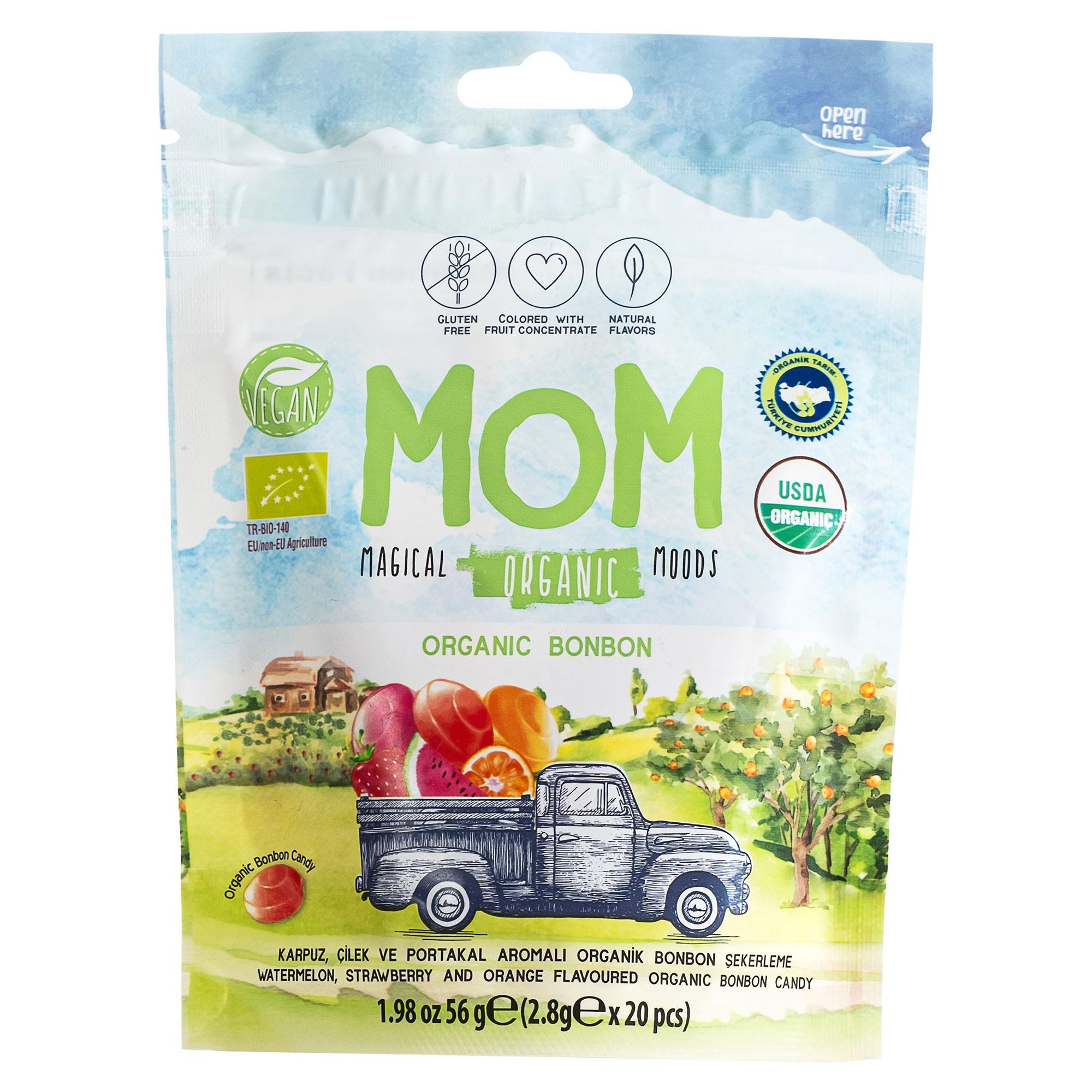 MOM Magical Organic Moods Bonbon Şeker 56g x 12 Adet
