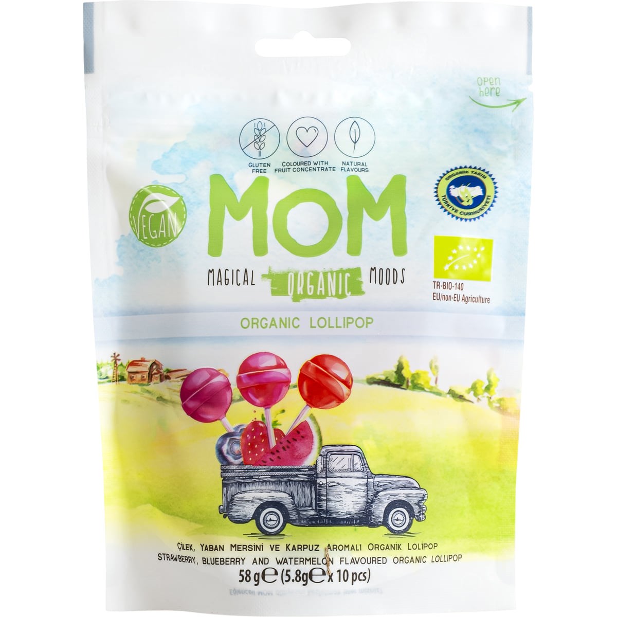 MOM Magical Organic Moods Lolipop 5,8gr x 2 Adet