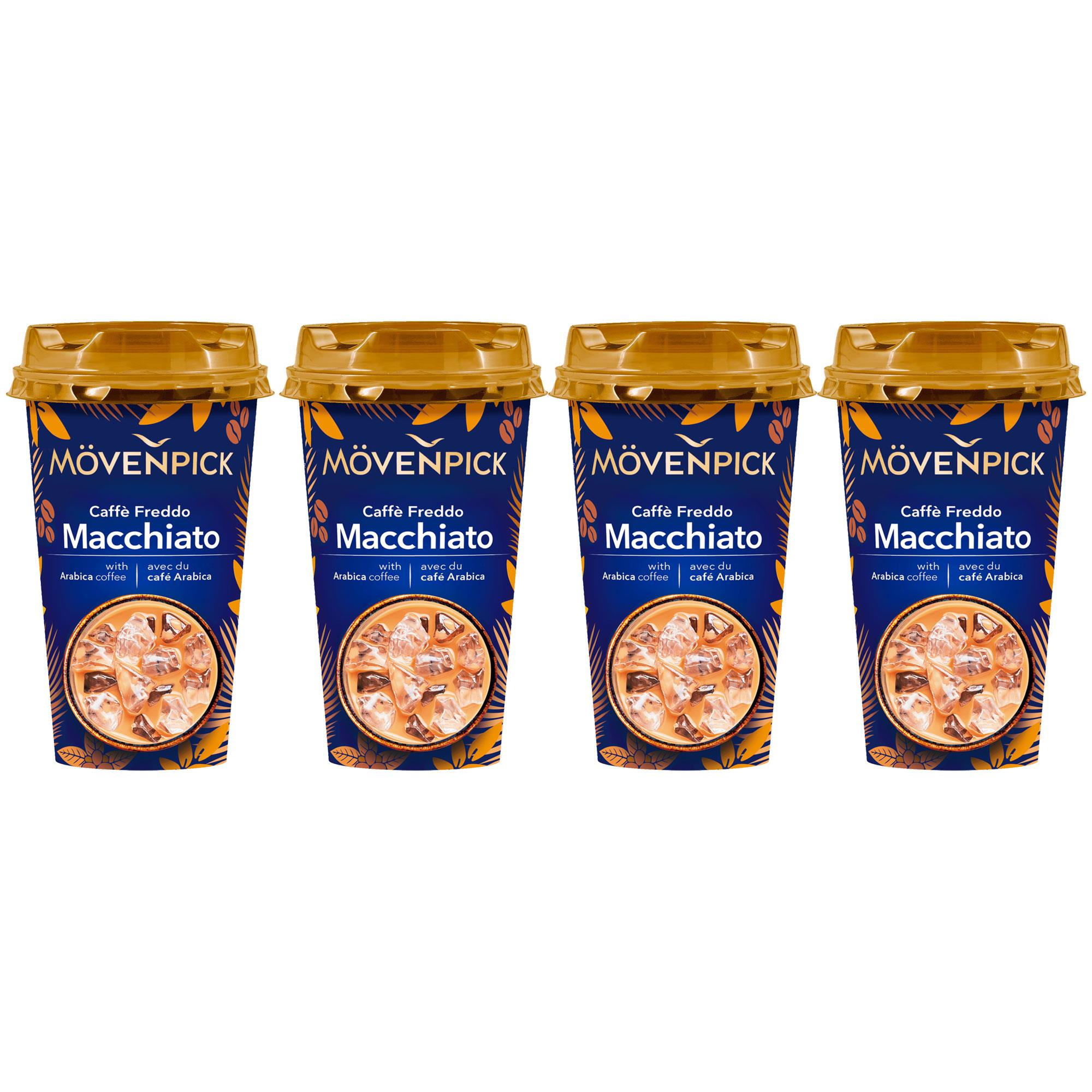 MÖVENPICK Caffé Freddo Macchiato Soğuk Kahve 190 ml x 4 Adet