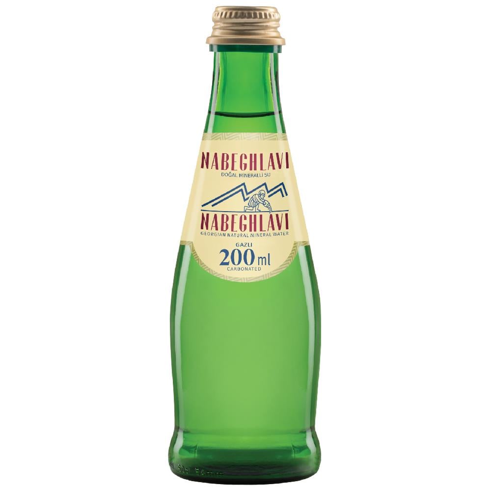 Nabeghlavi Premium Doğal Mineralli Maden Suyu Cam 200 ml x 24 Adet
