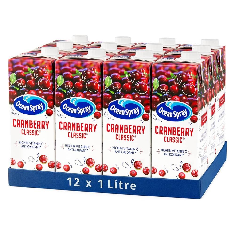 Ocean Spray Cranberry Classic 1 Lt.x 12 Adet