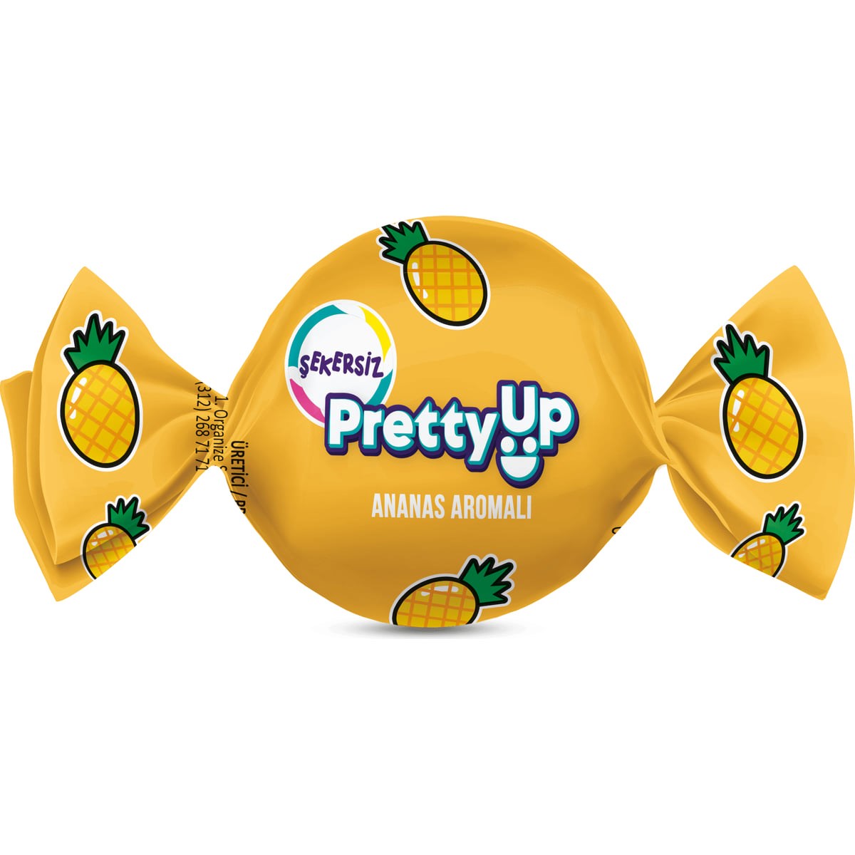 Pretty Up Şekersiz  Bonbon Şekerleme 126 g Plastik Kavanoz