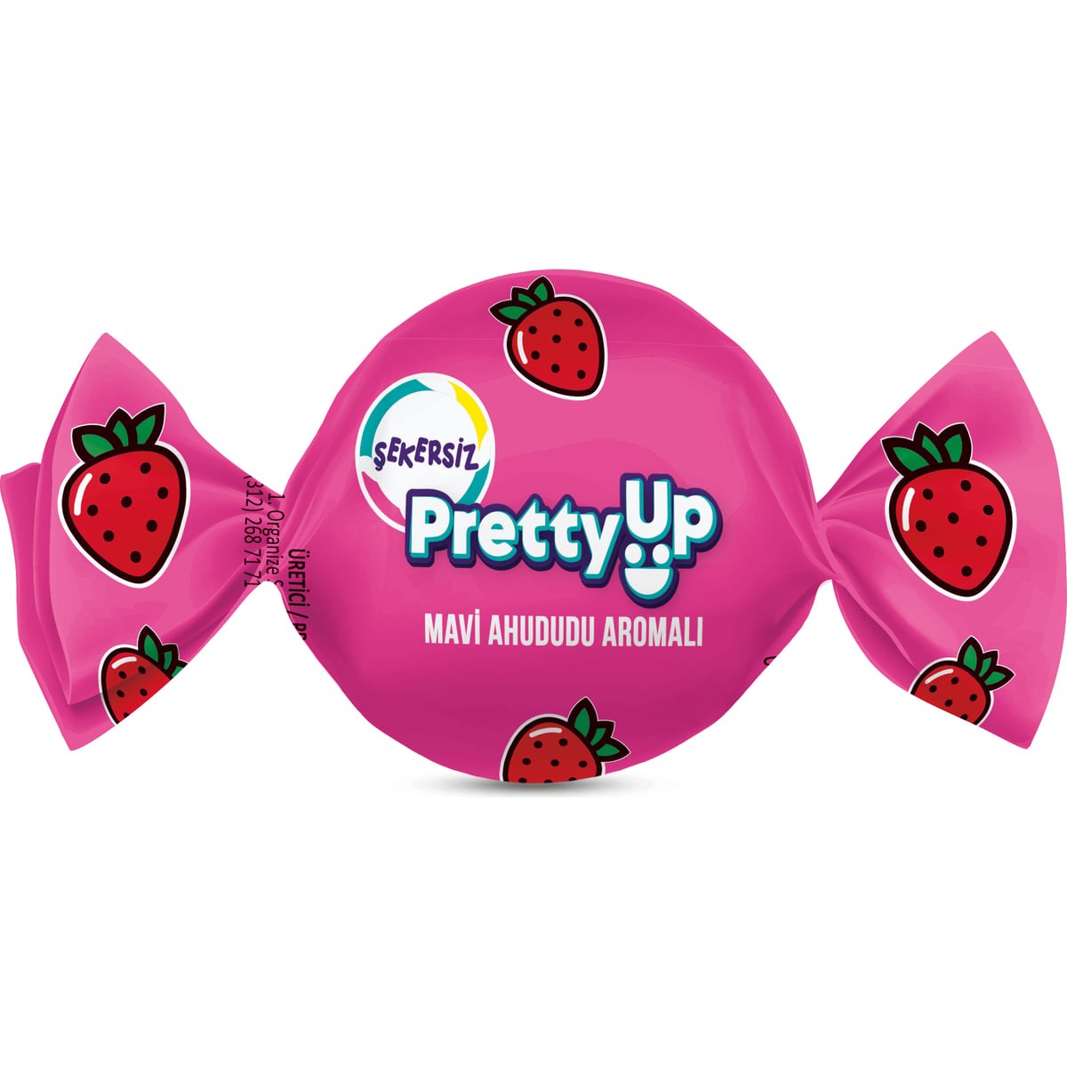 Pretty Up Şekersiz  Bonbon Şekerleme 126 g Plastik Kavanoz