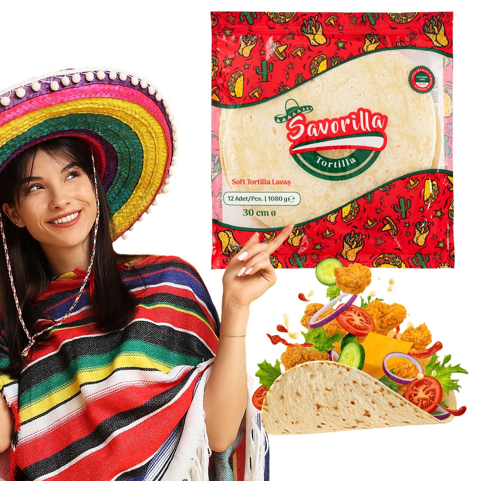 Savorilla Tortilla Ekmeği 30 cm