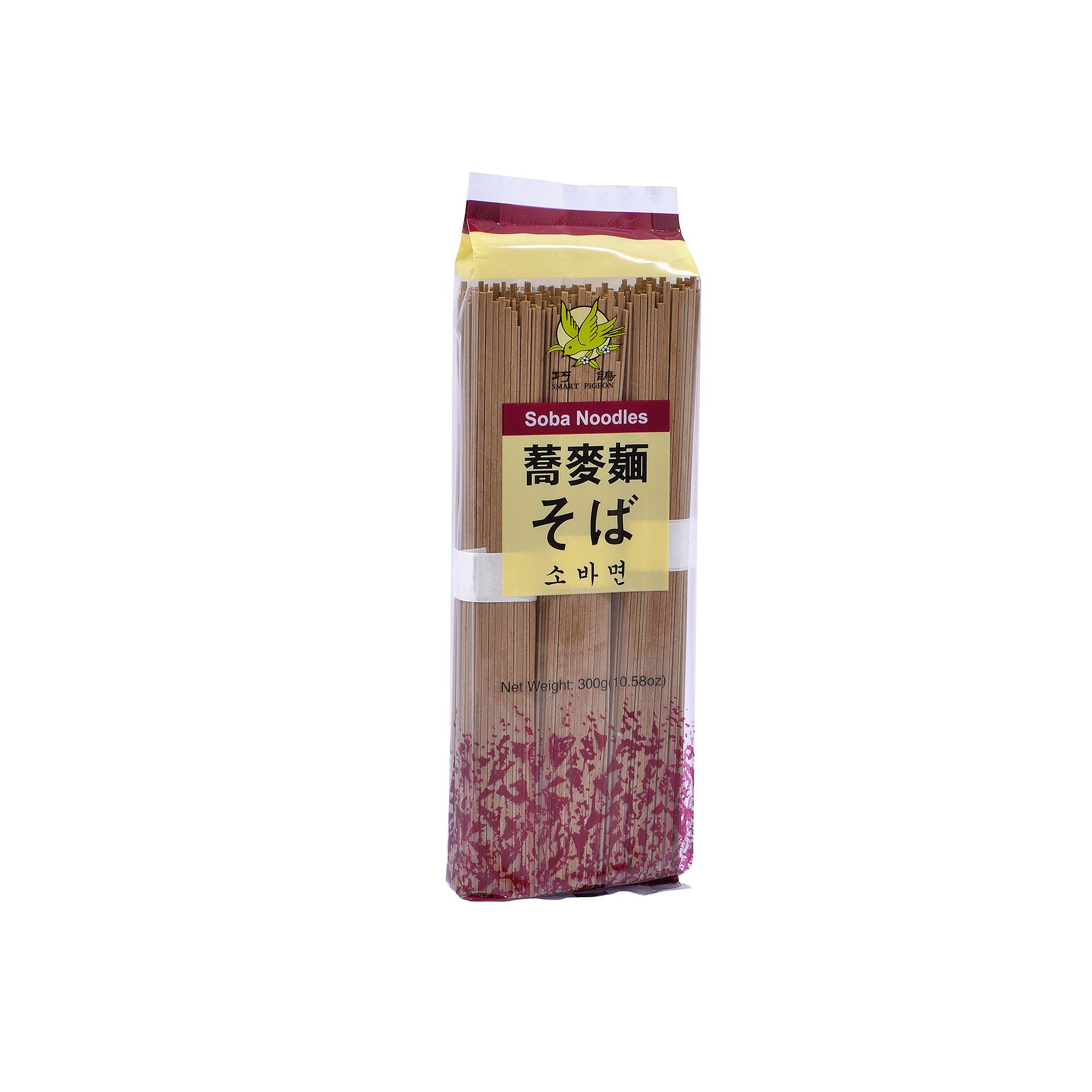 SMART PIGEON Noodle Erişte Çeşitleri | 4 Çeşit | Udon – Ramen - Somen – Soba – Noodle Erişteleri | 300 G