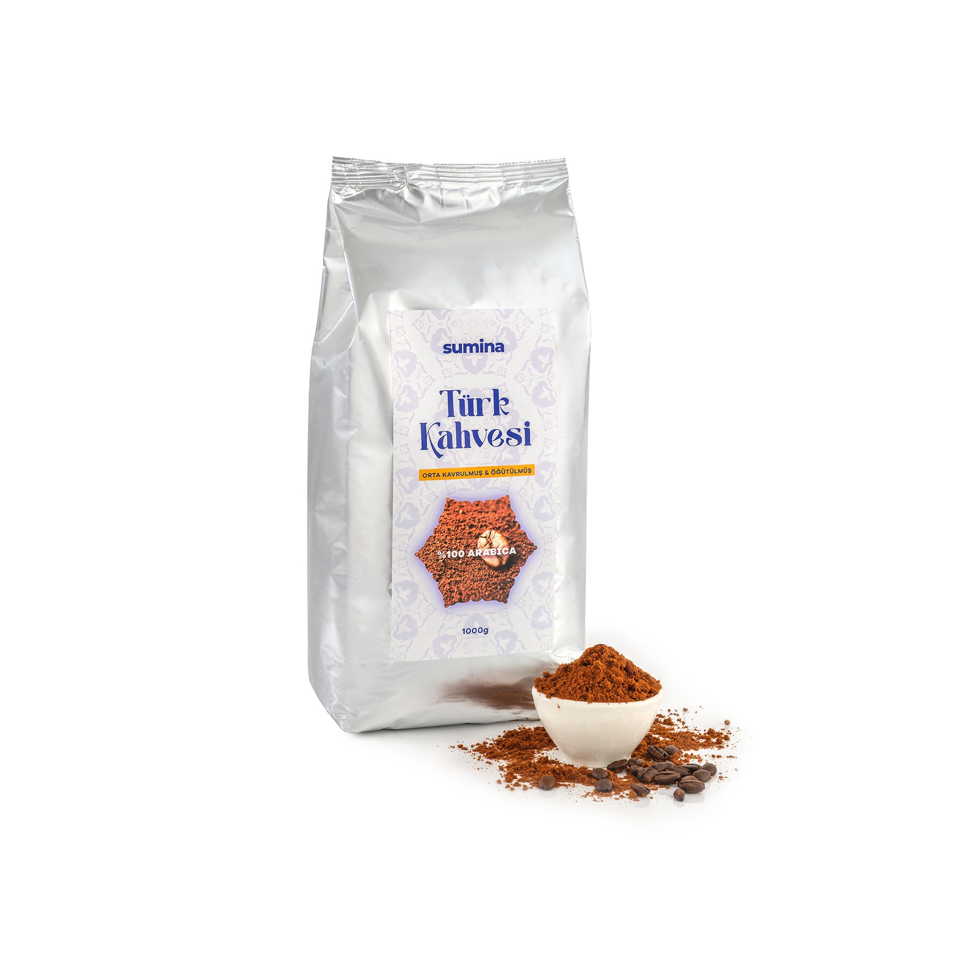 Sumina Orta Kavrulmuş Öğütülmüş Türk Kahvesi Koli Avantajı (10 x 1000 g)