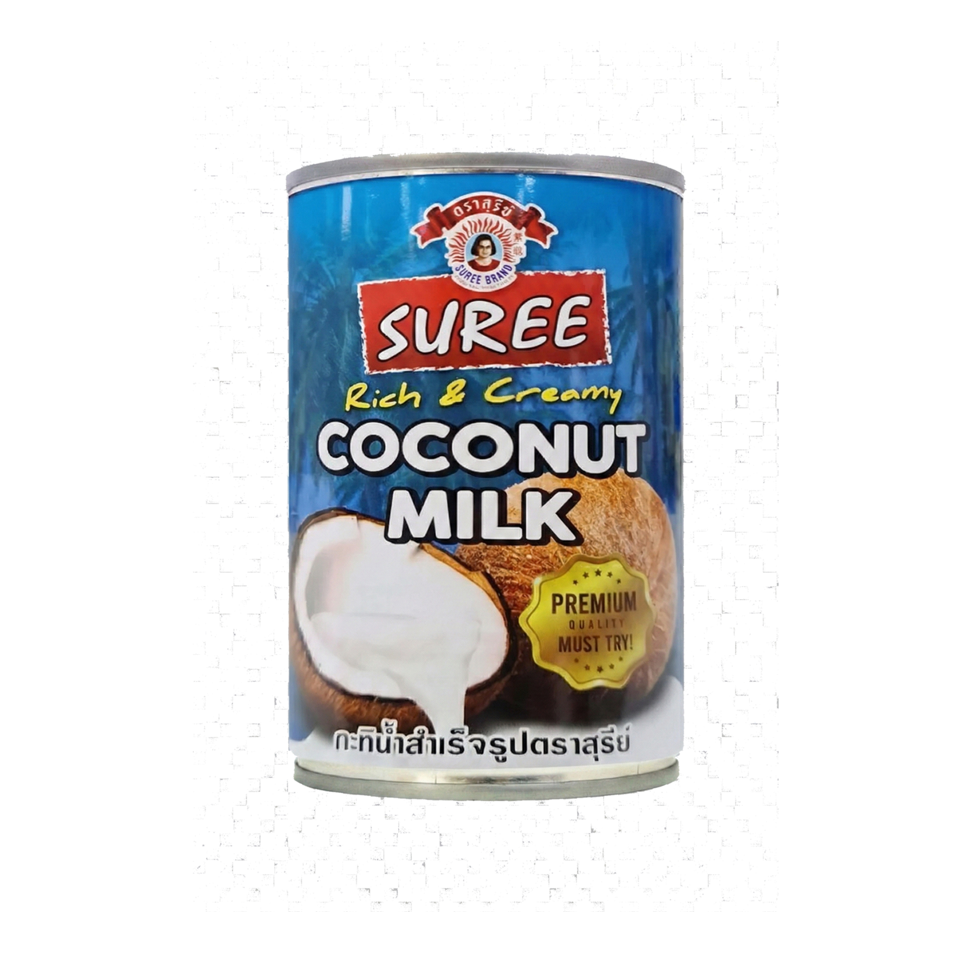 Suree Hindistan Cevizi Sütü 400 ml - Rich & Creamy (%17-%19 Yağ)