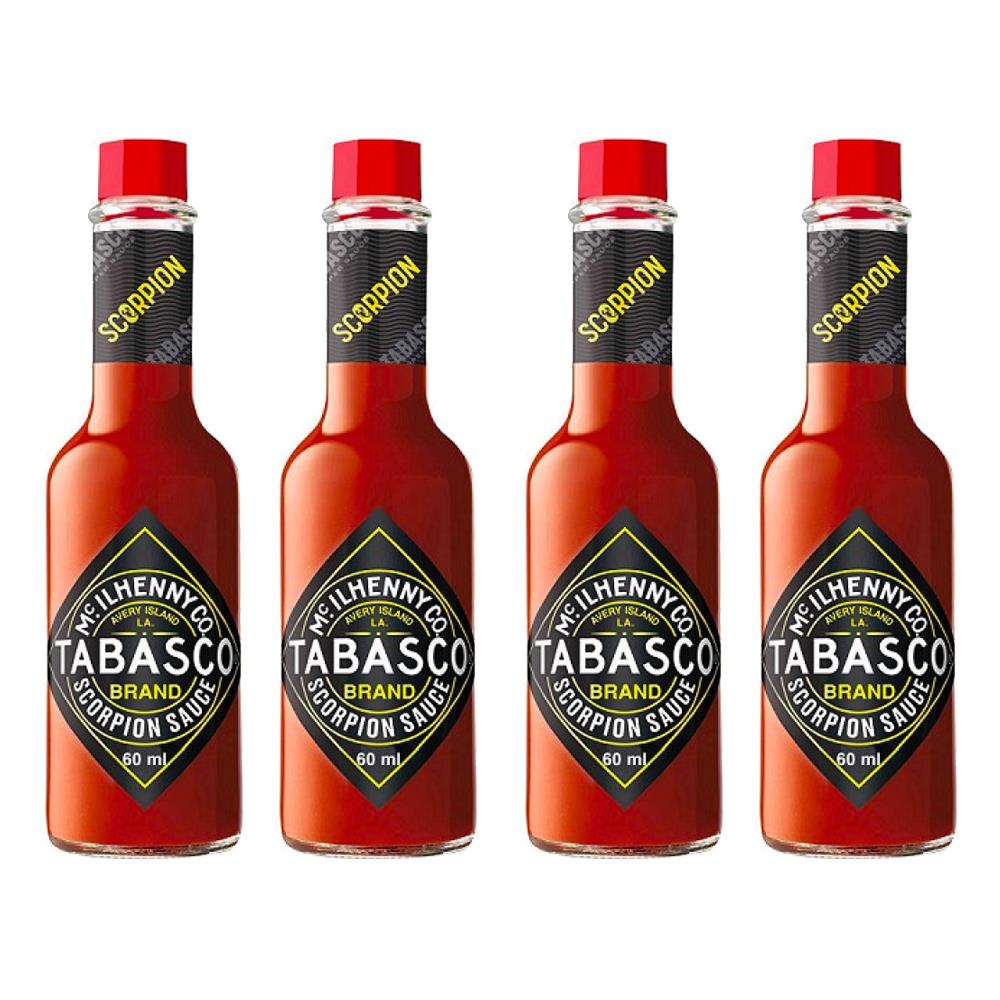 Tabasco Scorpion Acı Sos 60 ml x 4 Adet