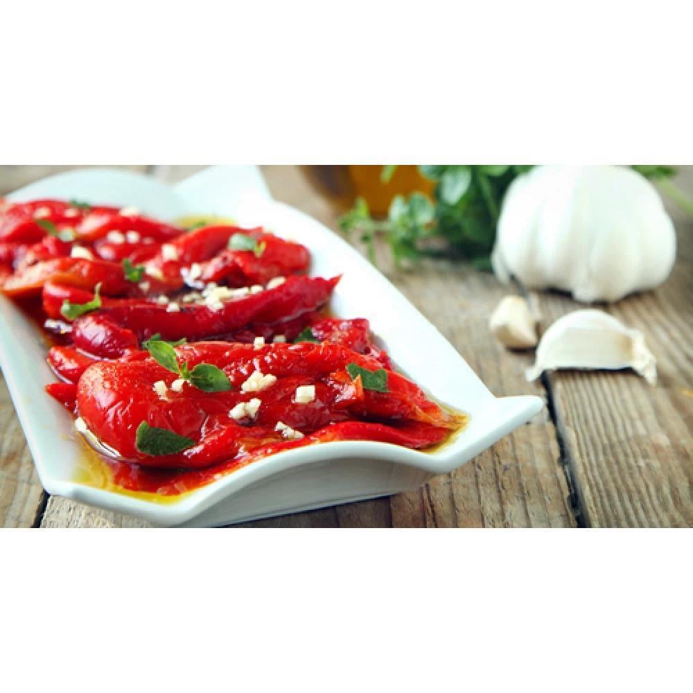 Tat Közlenmiş Biber 2500gr Cam Kavanoz