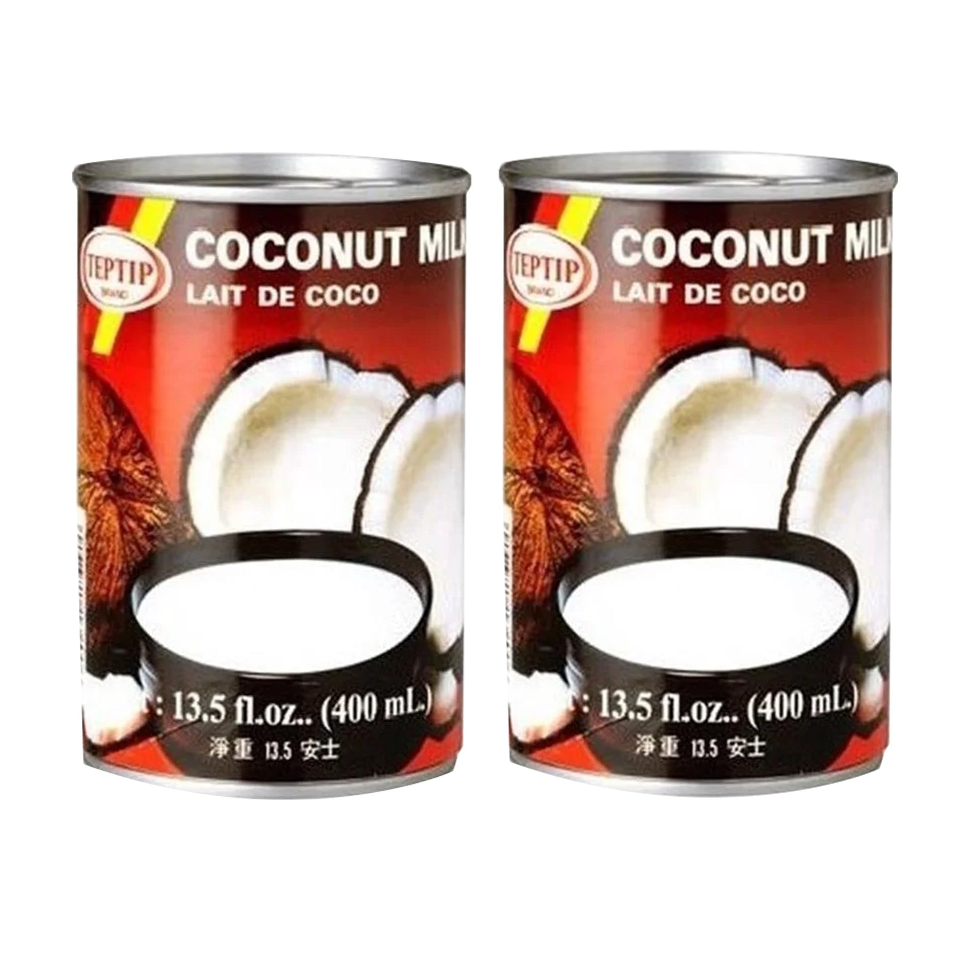 Teptip Hindistan Cevizi Sütü 400 ml x 2 Adet