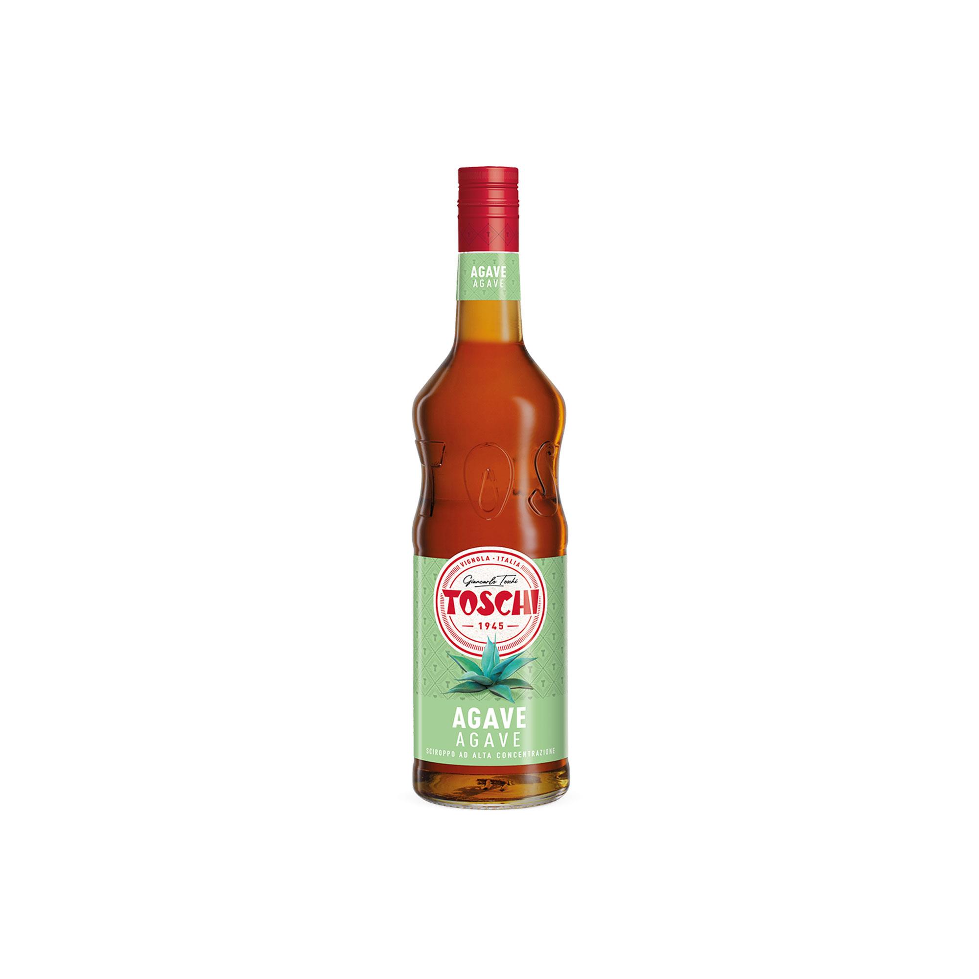 TOSCHI Agave Şurubu | Yüksek Konsantre | Katkısız ve Glutensiz | İtalya Ürünü | 1000 ml