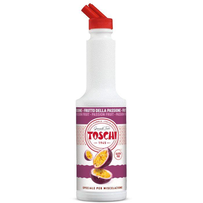 TOSCHI Çarkıfelek Meyve Püresi | Yüksek Konsantre | Katkısız | Glutensiz ve Vegan | Yüksek Meyve İçeriği | İtalya Ürünü | 1,3 Kg