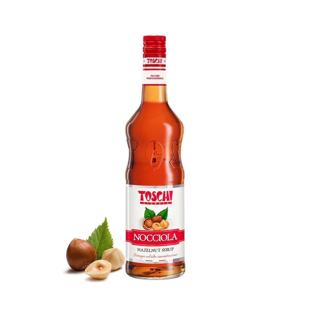 TOSCHI Fındık Şurubu | Yüksek Konsantre | Katkısız | Glutensiz ve Vegan | Yüksek Meyve İçeriği | İtalya Ürünü | 1000 ml