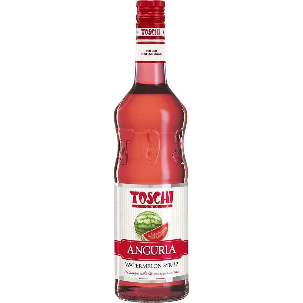 TOSCHI Karpuz Şurubu | Yüksek Konsantre | Katkısız ve Glutensiz | İtalya Ürünü | 1000 ml