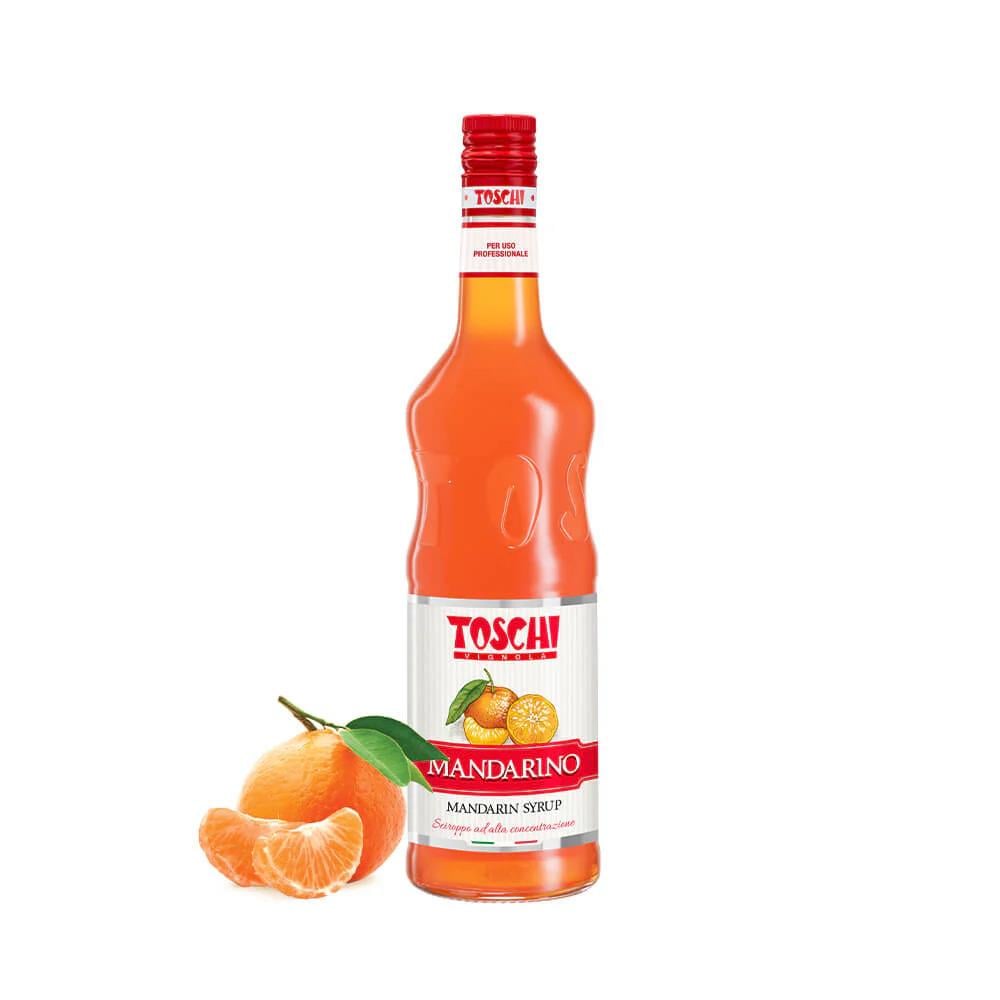 TOSCHI Mandalina Şurubu | Yüksek Konsantre | Katkısız ve Glutensiz | İtalya Ürünü | 1000 ml