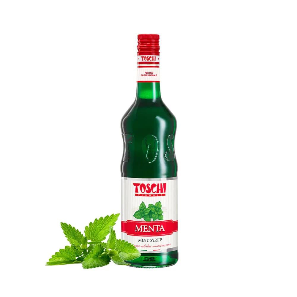 TOSCHI Nane Şurubu | Yüksek Konsantre | Katkısız | Glutensiz ve Vegan | Yüksek Meyve İçeriği | İtalya Ürünü | 1000 ml