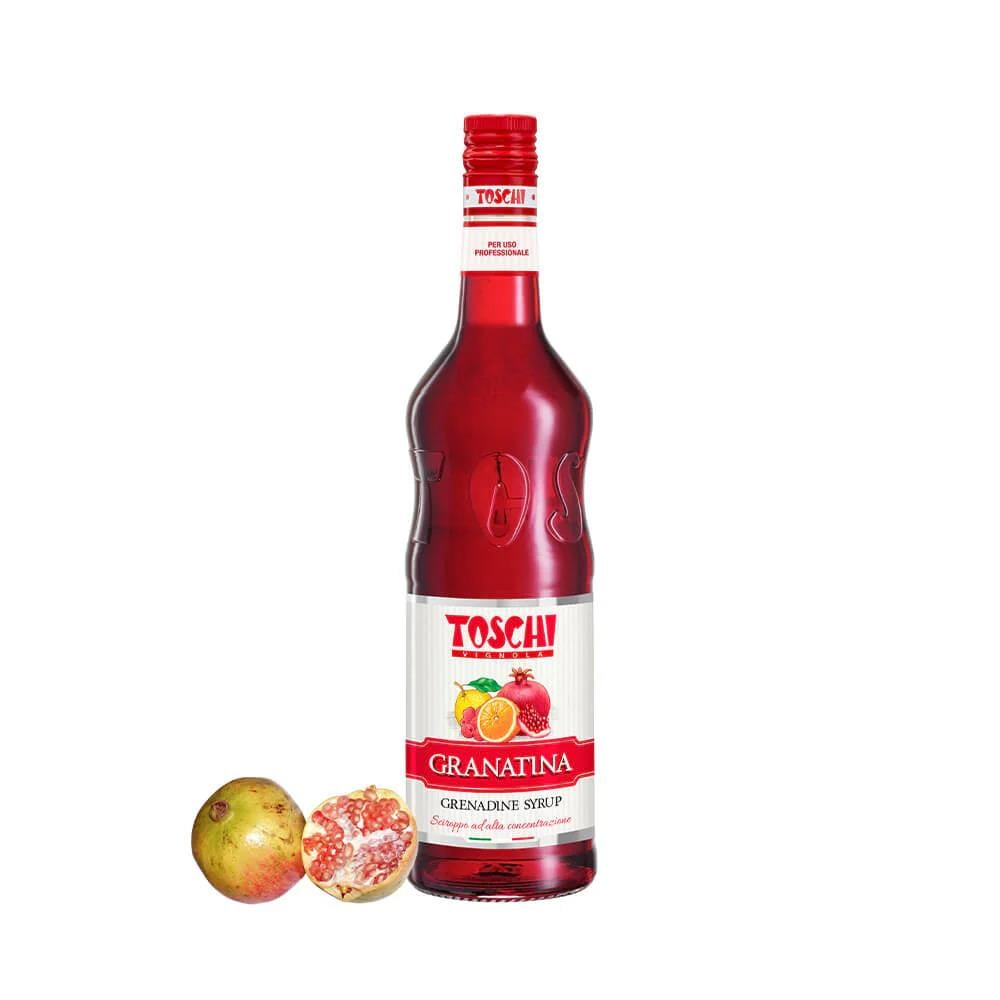 TOSCHI Nar Şurubu | Yüksek Konsantre | Katkısız ve Glutensiz | İtalya Ürünü | 1000 ml