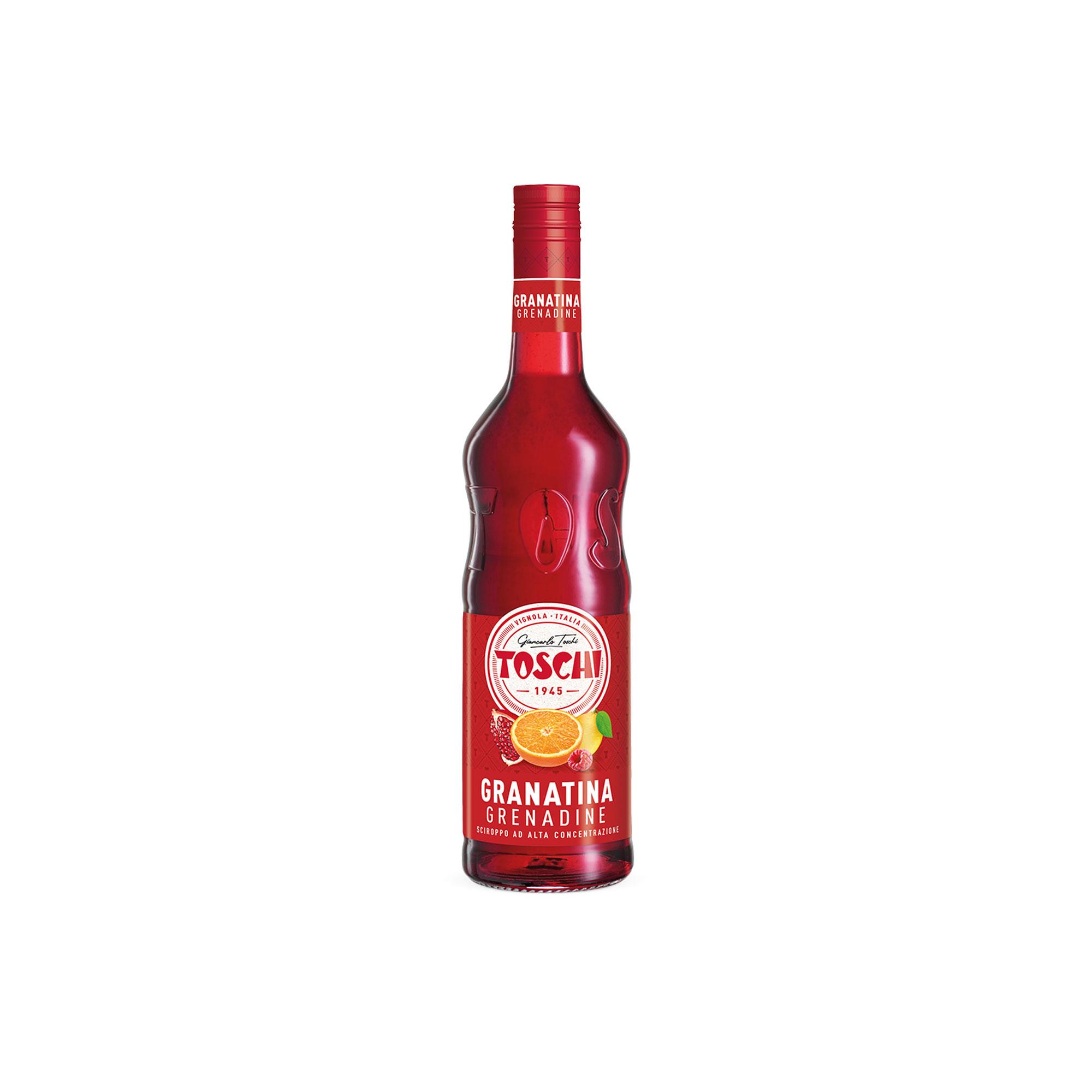 TOSCHI Nar Şurubu | Yüksek Konsantre | Katkısız ve Glutensiz | İtalya Ürünü | 1000 ml