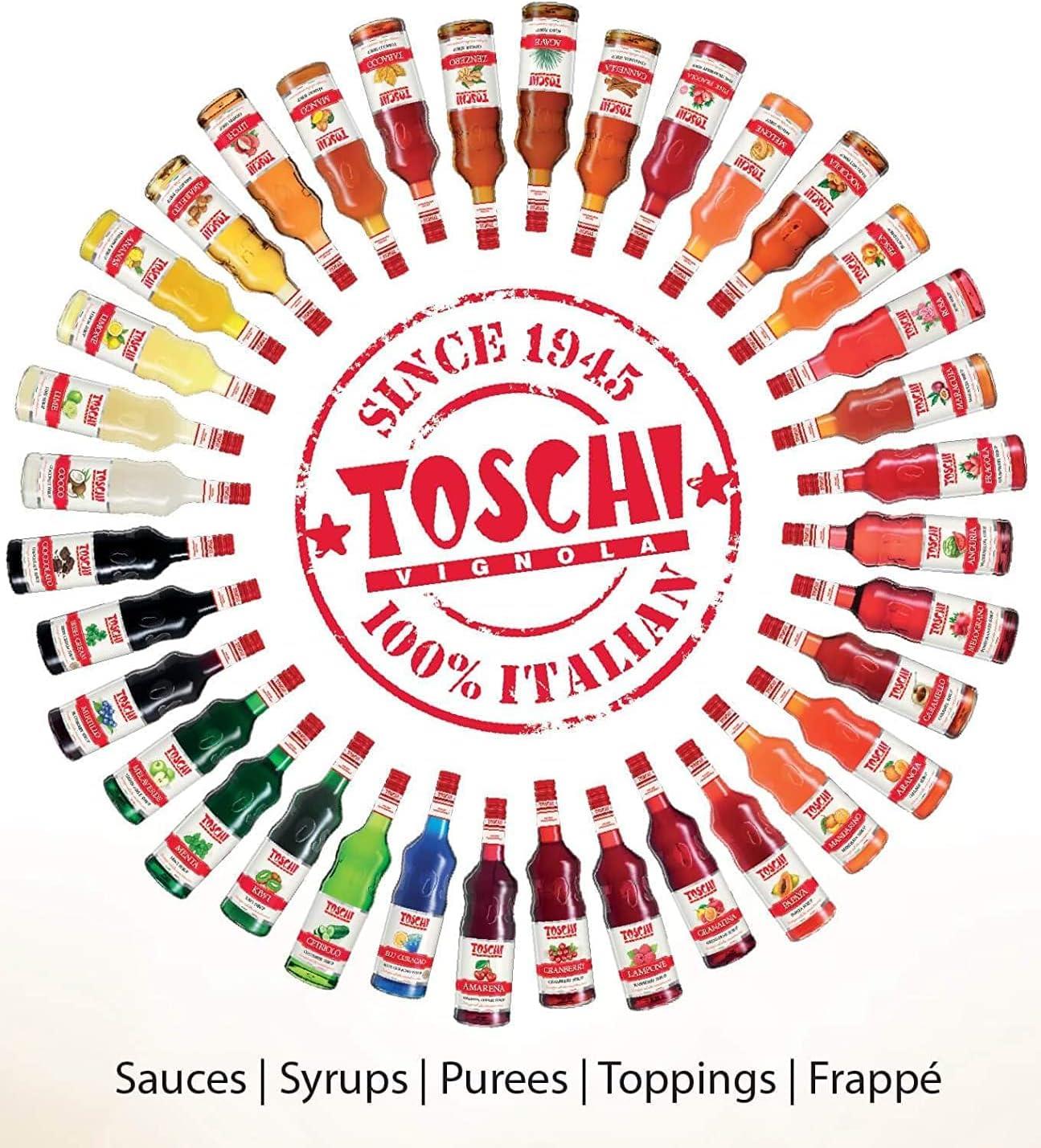 TOSCHI Şeker Kamışı Şurubu | Yüksek Konsantre | Katkısız ve Glutensiz | İtalya Ürünü | 1000 ml