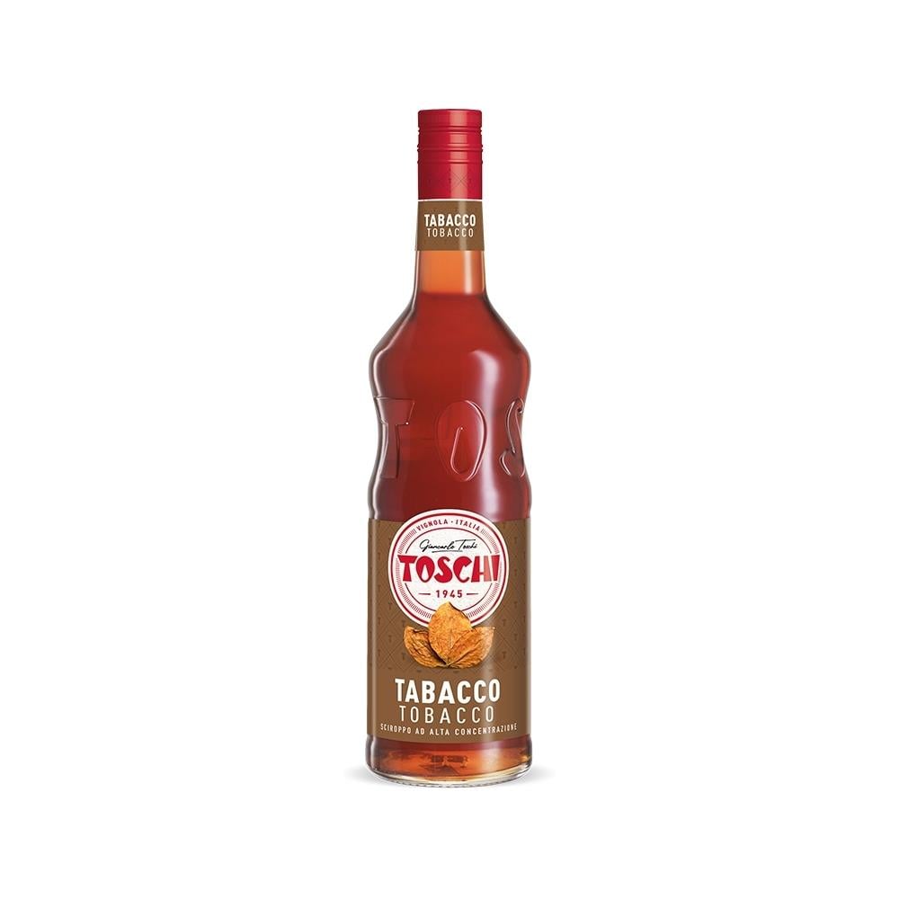 TOSCHI Tobacco (Tütün) Şurubu | Yüksek Konsantre | Katkısız ve Glutensiz | İtalya Ürünü | 1000 ml