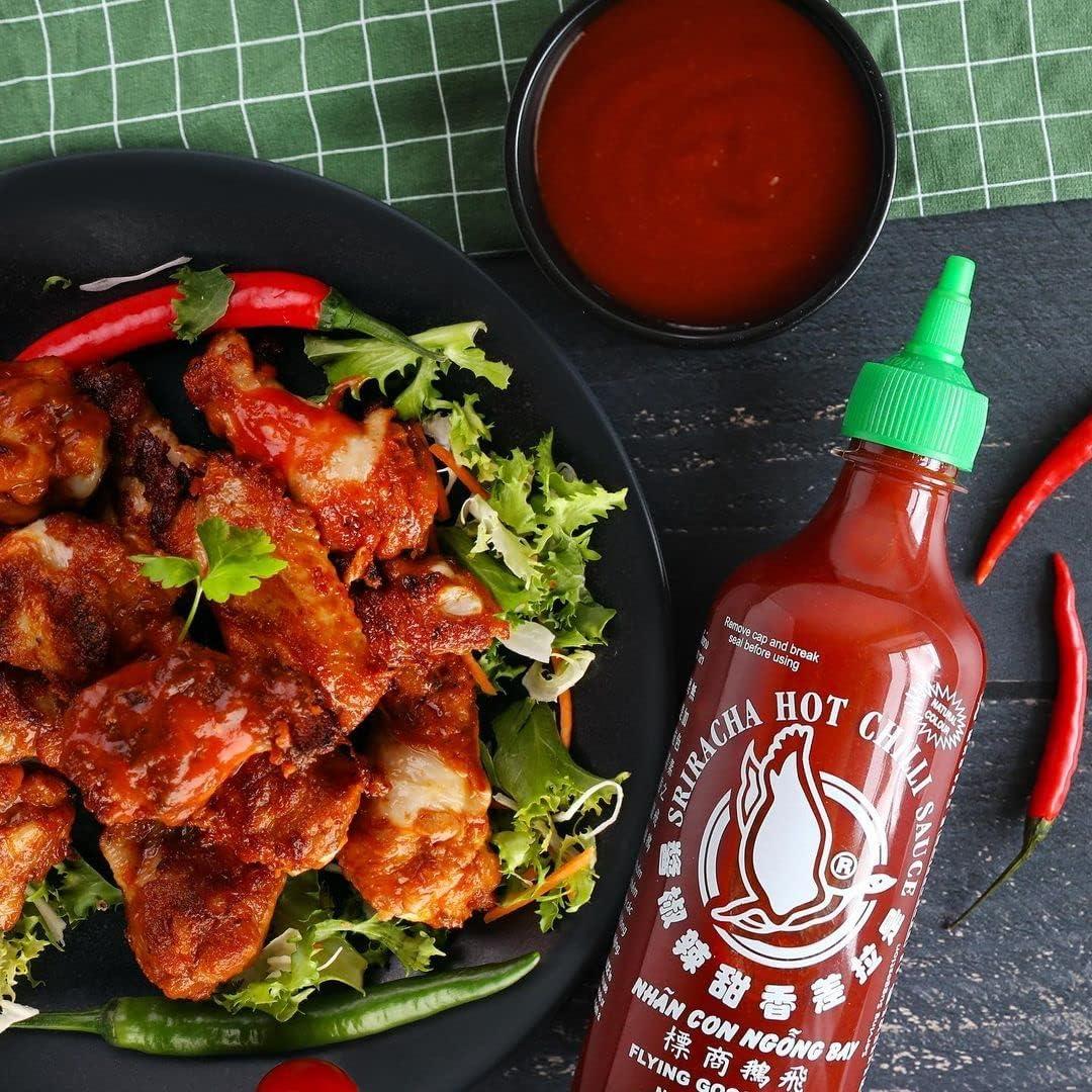 Uni-Eagle Sriracha Acı Biber Sosu | Acı Biber ve Sarımsaklı Lezzet Arttırıcı Acı Sos | Aroma Arttırıcı İçermez | 1 x 815g