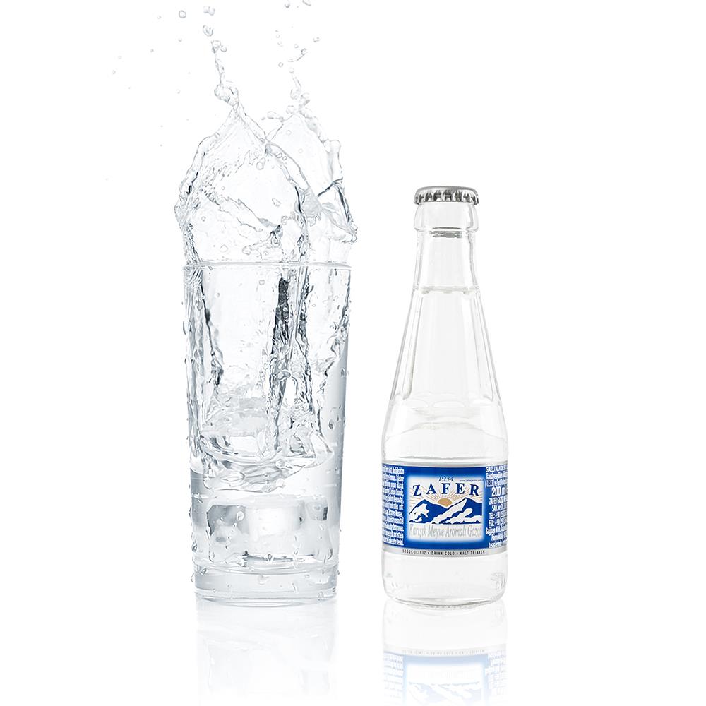 Zafer Sade Gazoz Cam Şişe 200 ml x 6 Adet