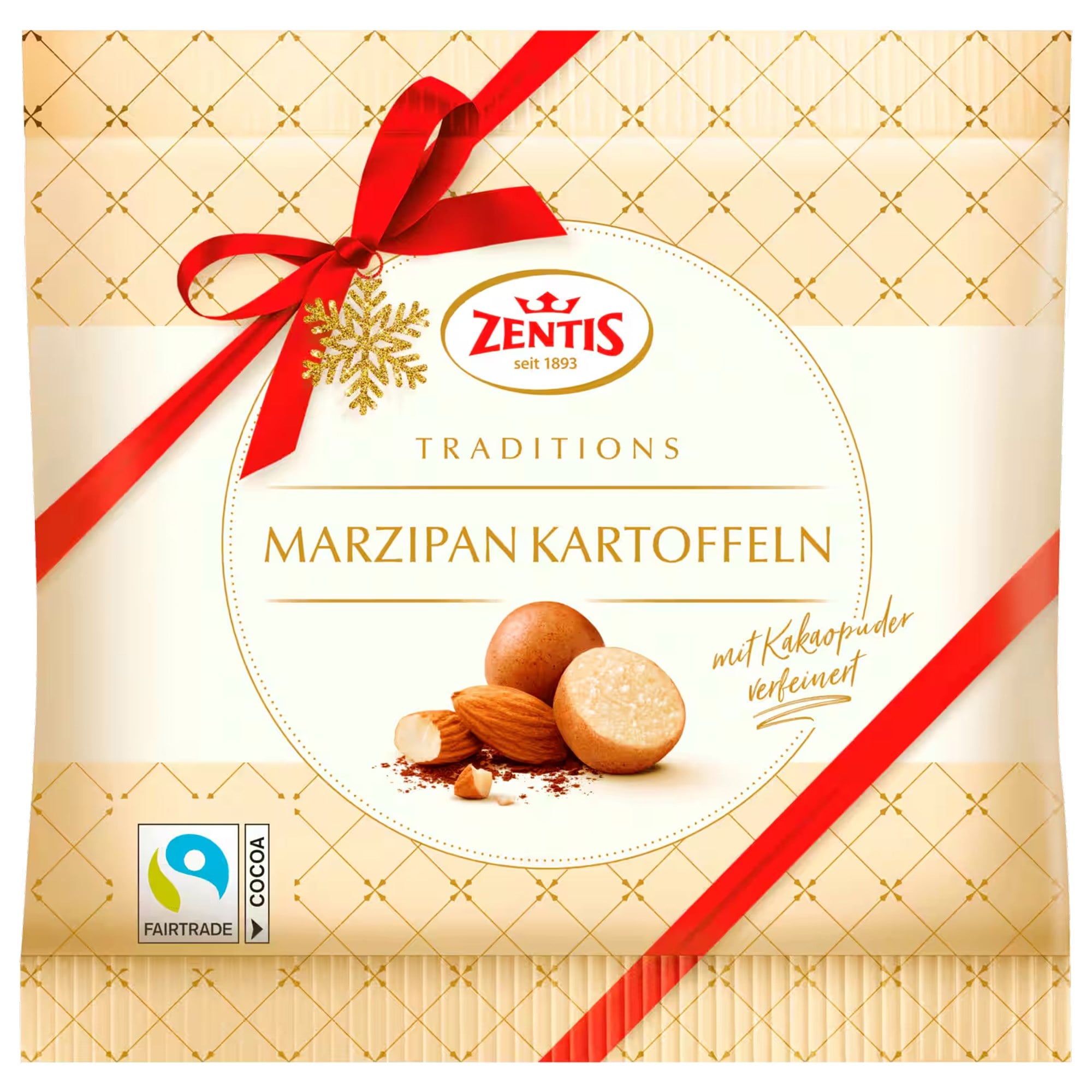 Zentis Marzipan Kartoffeln Kakaolu Badem Ezmesi Topları 100 g x 2 Adet