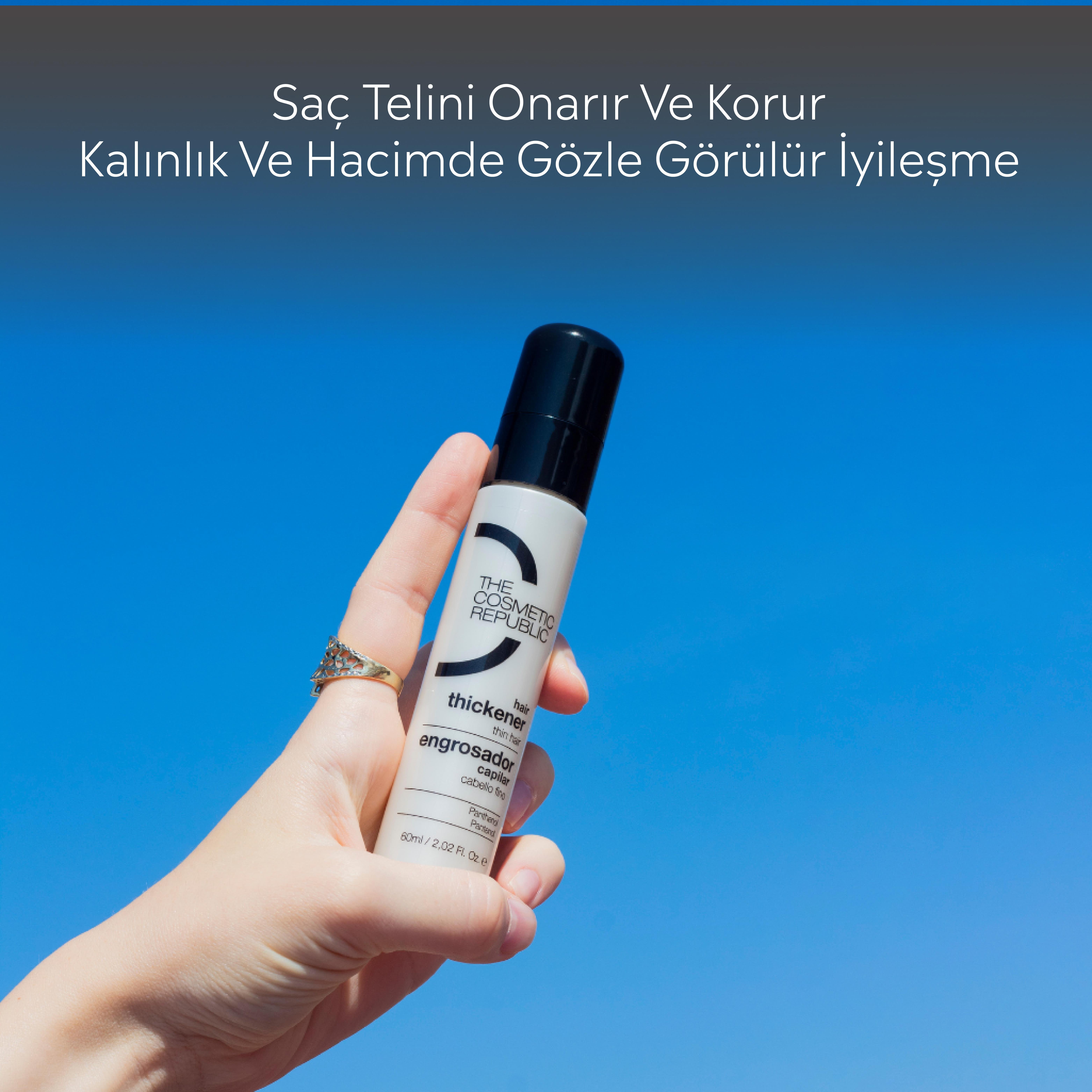 İnce Telli Saçlar İçin Hacim Veren Dolgunlaştırıcı Sprey (Saç Kalınlaştırıcı Sprey)