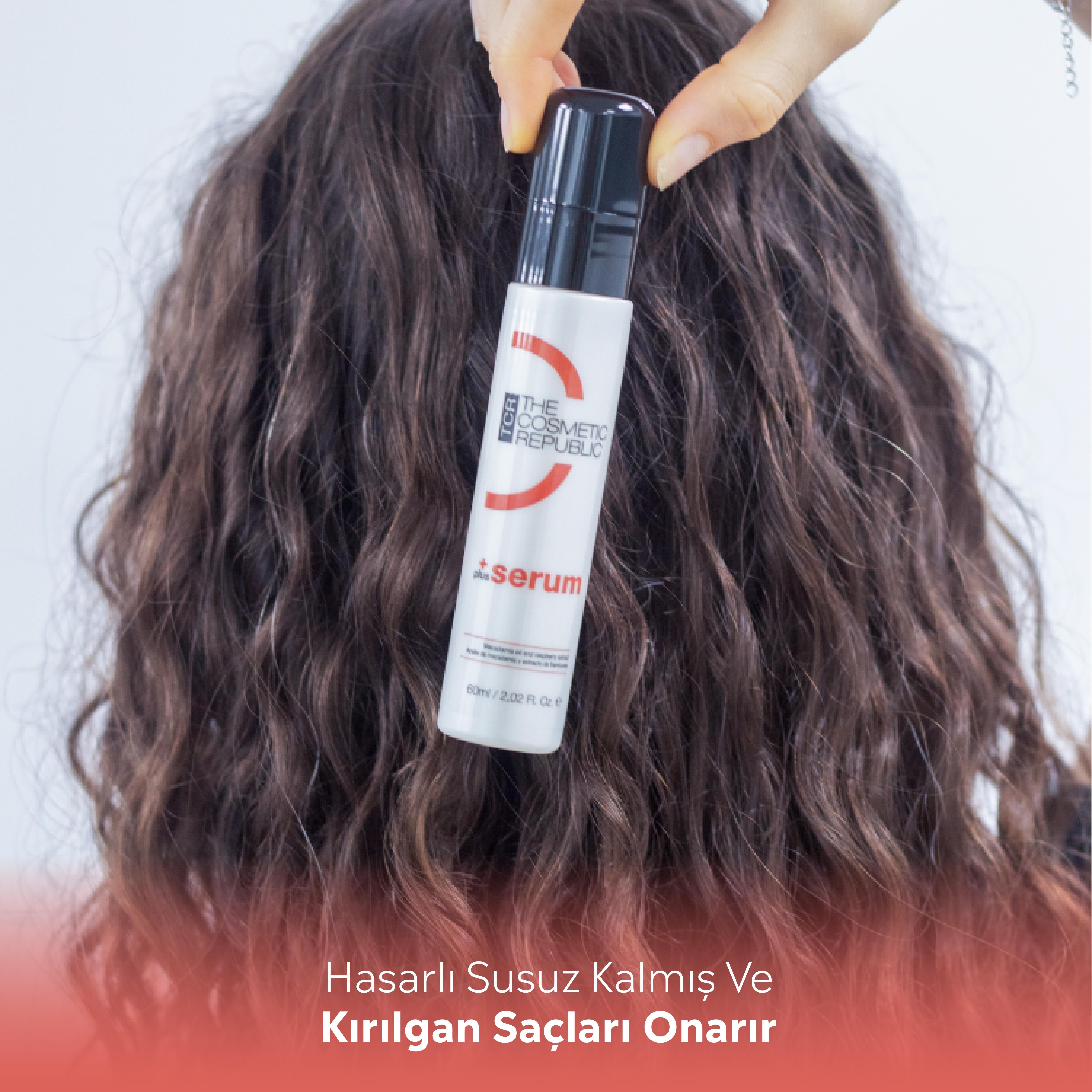 The Cosmetic Republic Plus Çift Etkili Onarıcı Saç Bakım Serumu Yenileyici Önleyici Koruyucu Serum