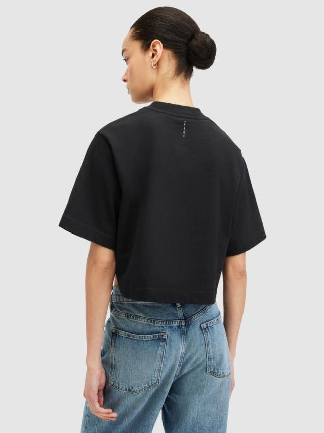 Oversize Arkası Yazı Detaylı Siyah Tshırt