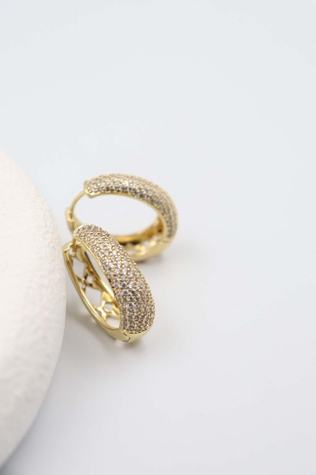 Atomium Gold Küpe(18K)