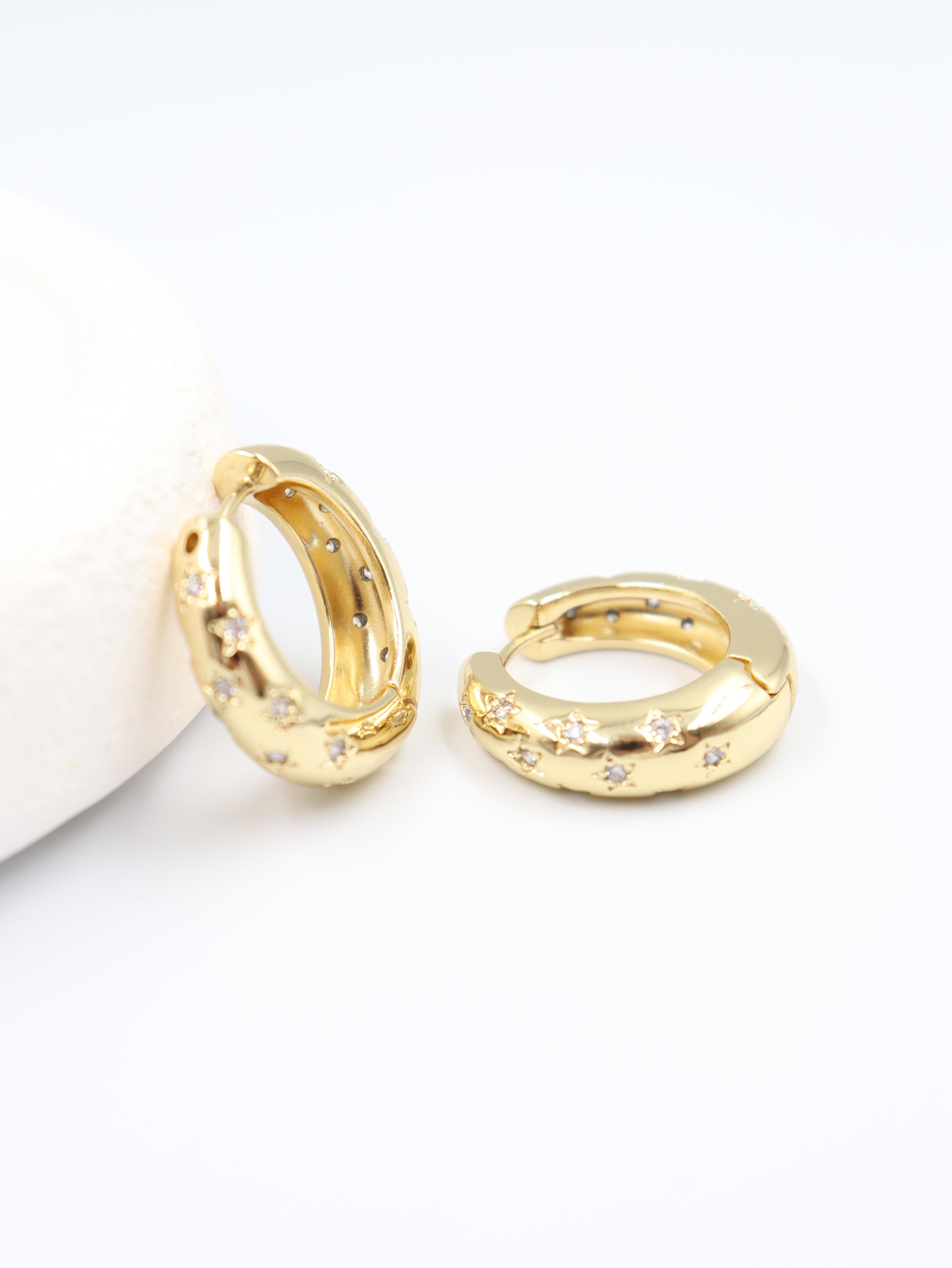 Evelina VIP Gold Küpe (14K)