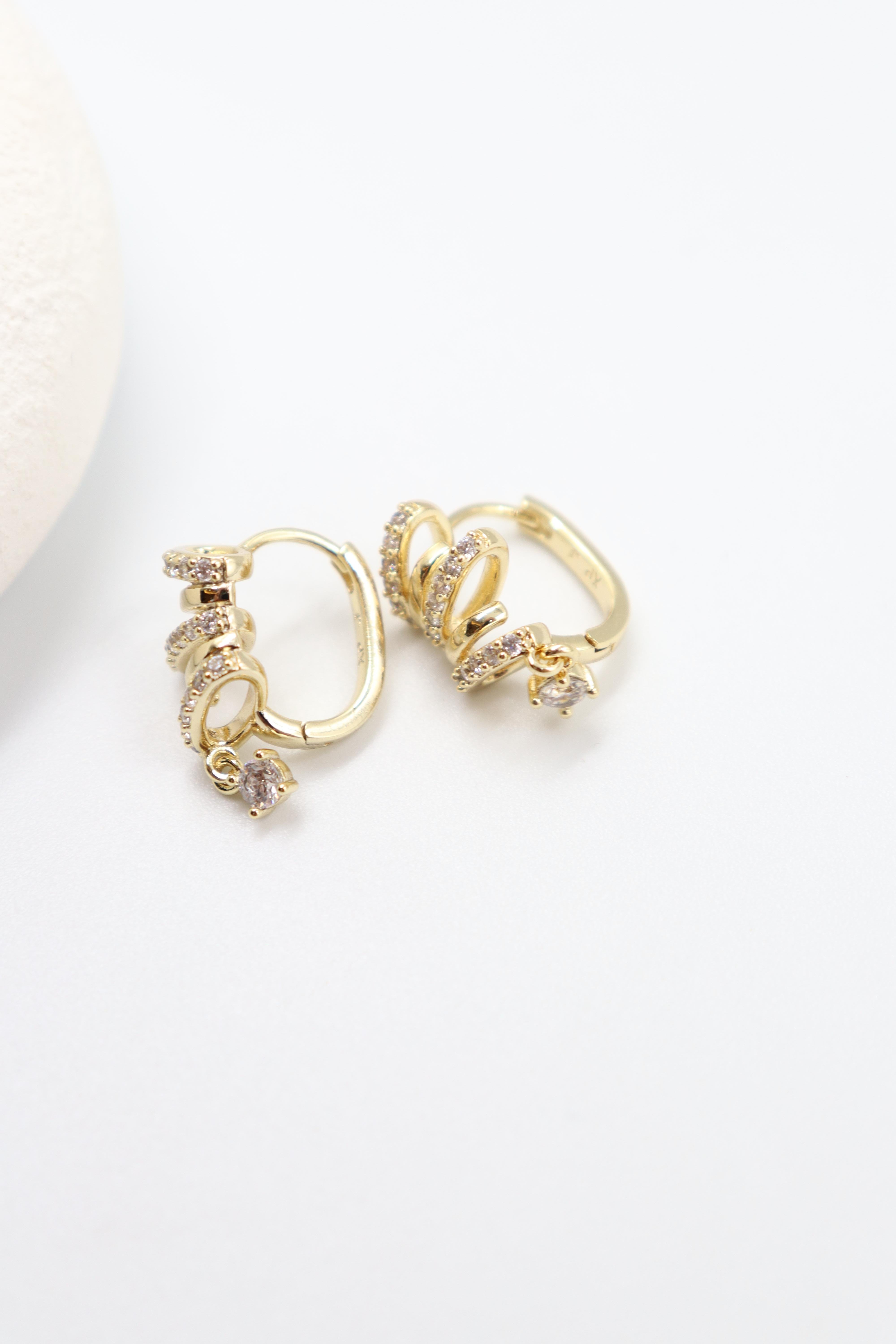 Flavia Gold Küpe (14k)