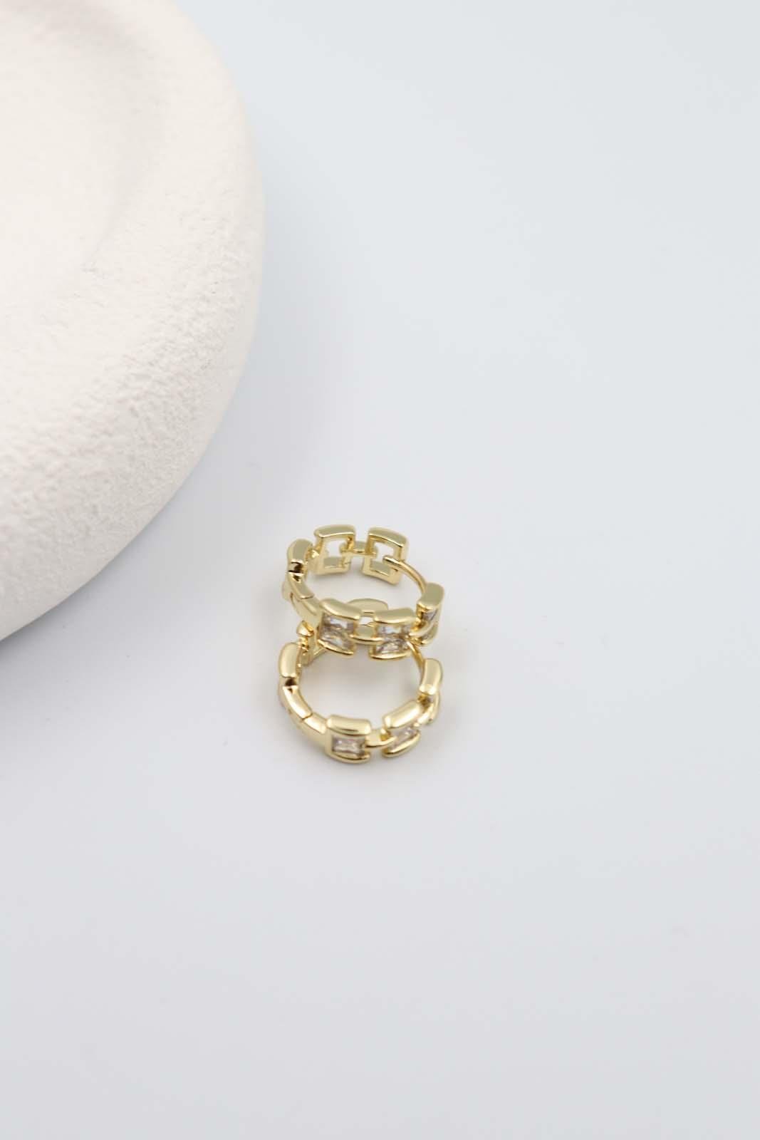 Leon  Gold Küpe(14K)