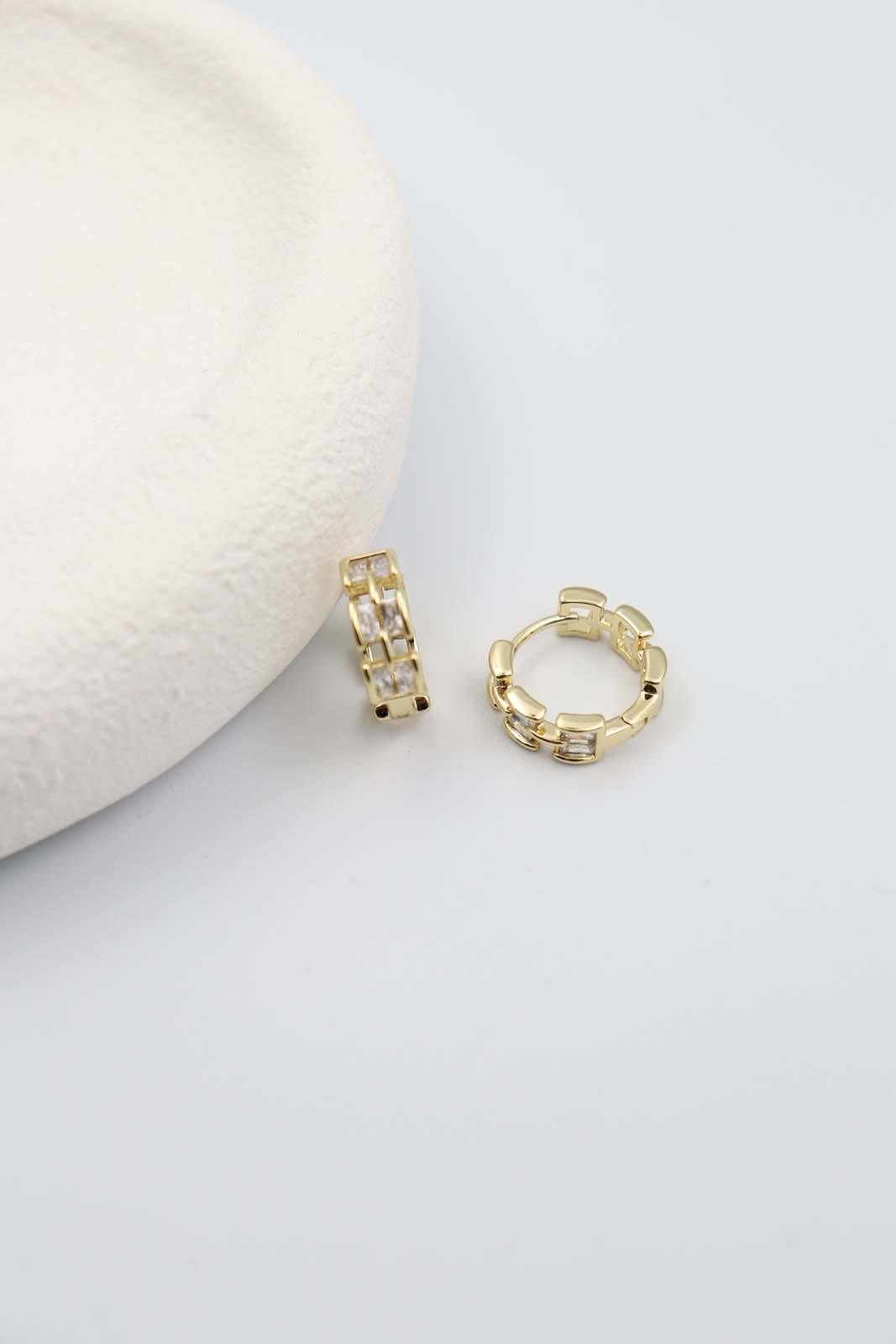 Leon  Gold Küpe(14K)