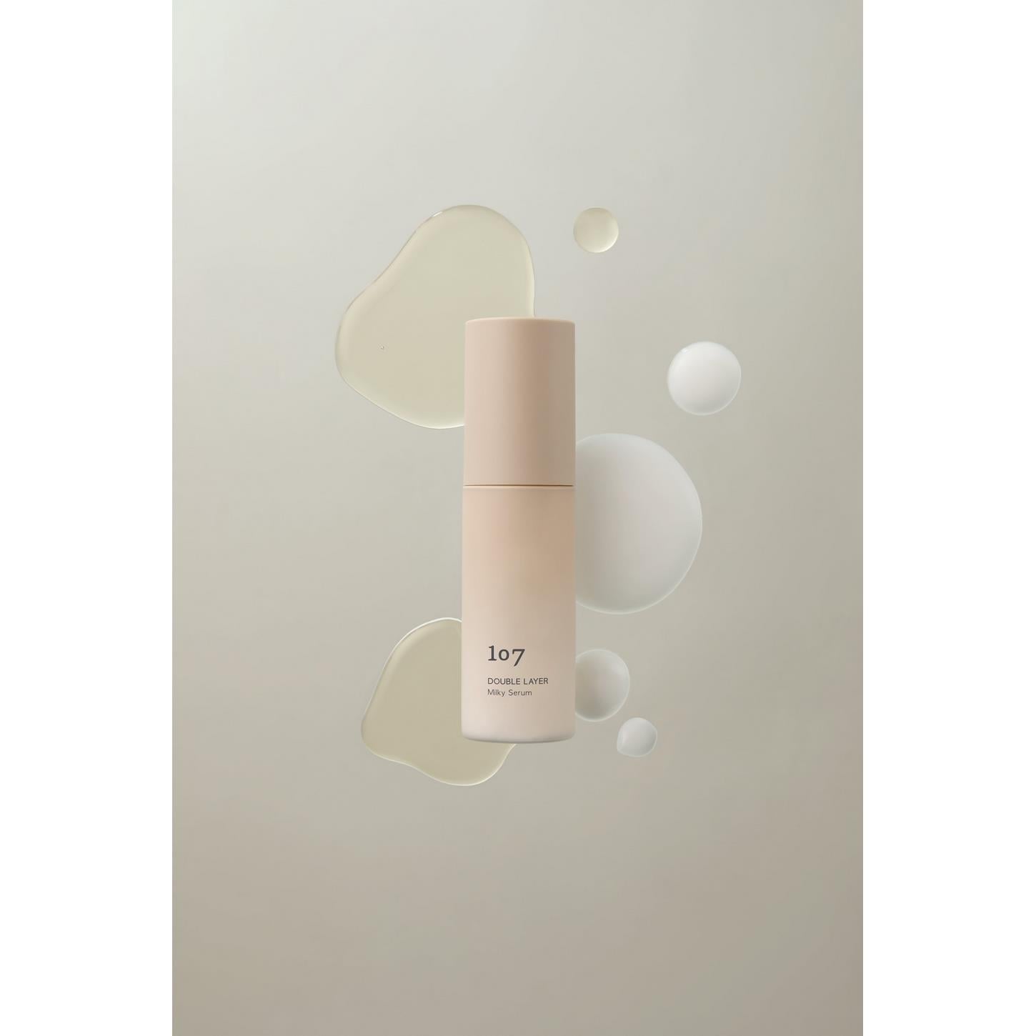 107 Double Layer Milky Serum - Ginseng Exosome İçerikli Elastikiyet Artırıcı ve Derin Nem Veren Süt Dokulu Serum 50ml