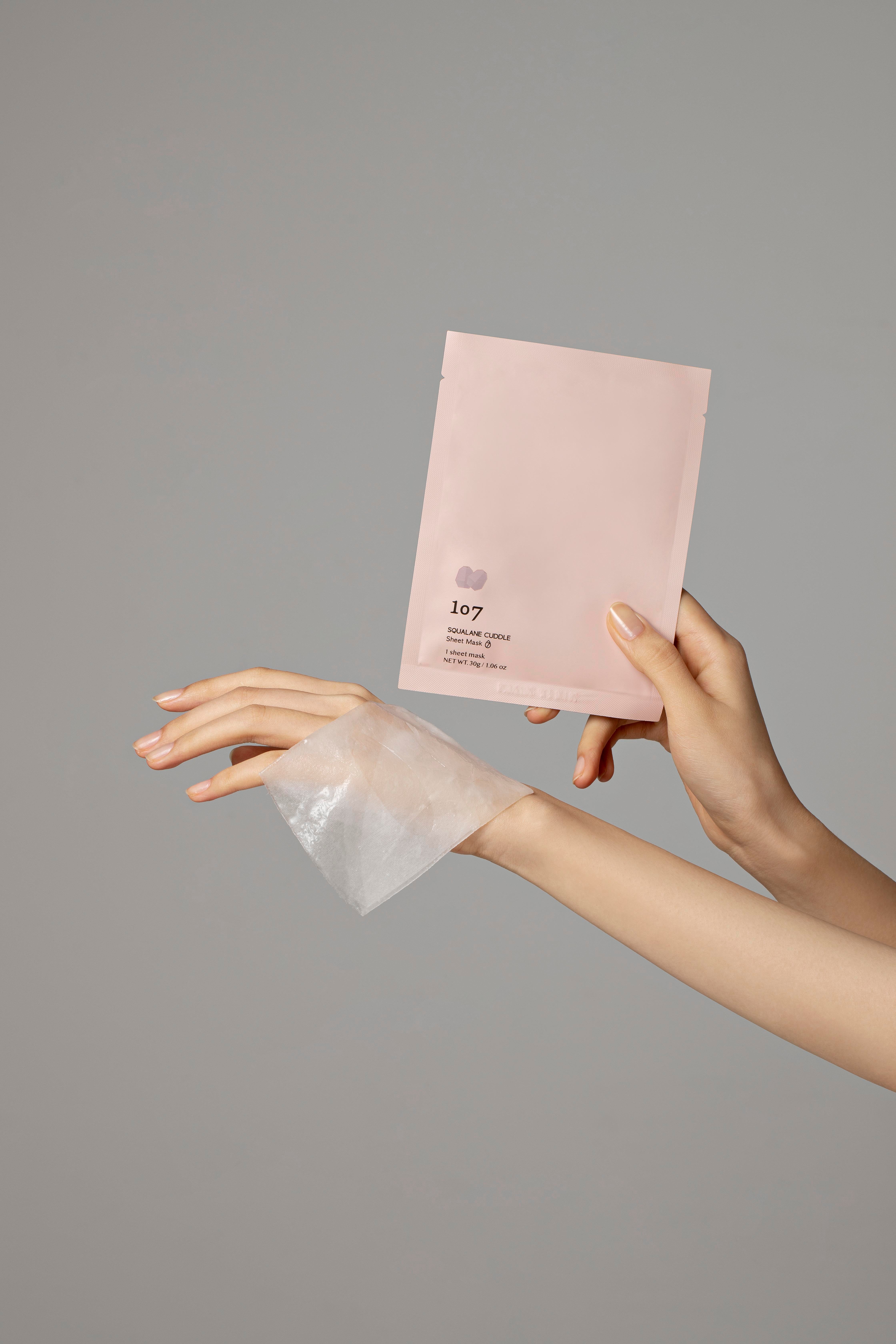 107 Squalane Cuddle Sheet Mask 30gr - Nemlendirici Maske