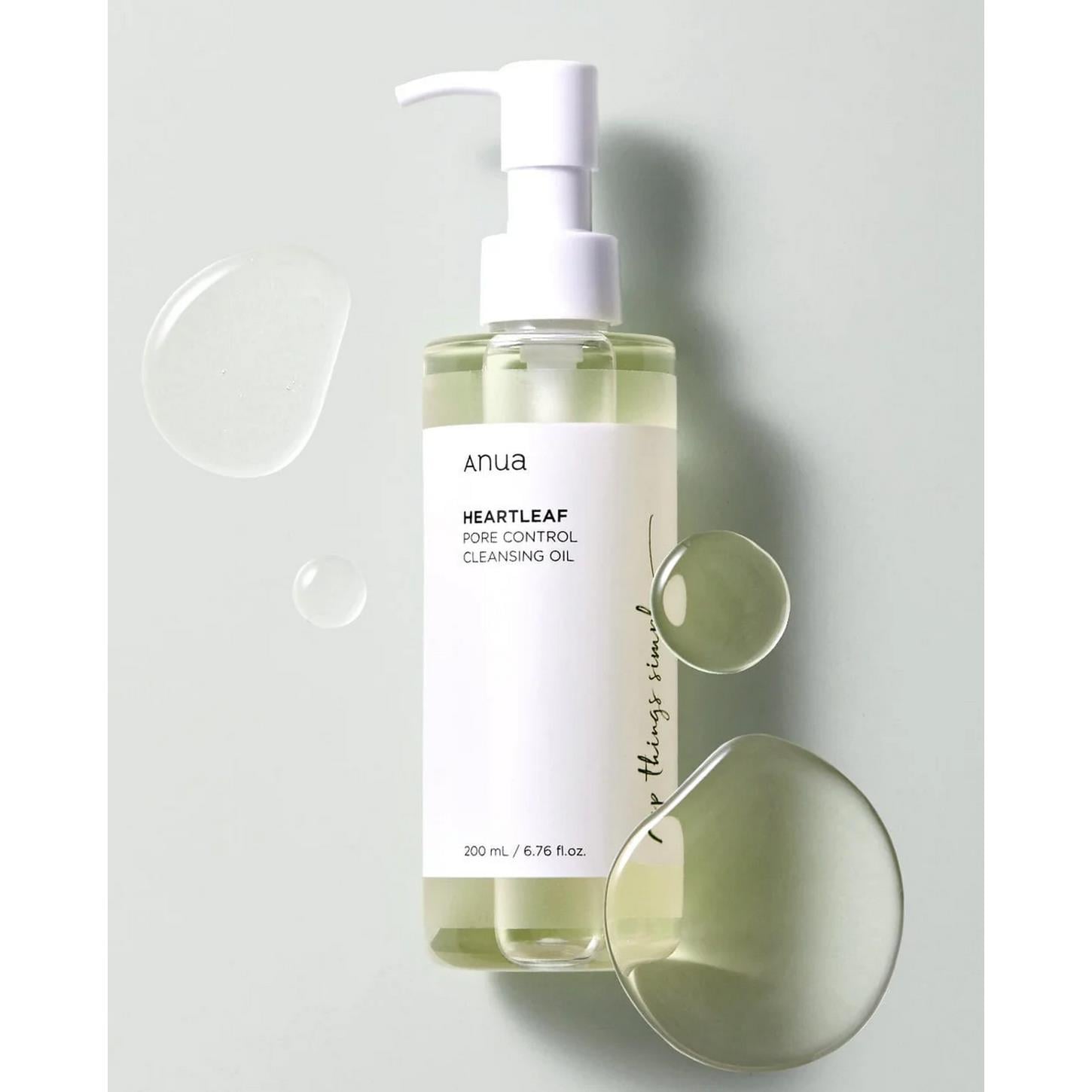 Anua Heartleaf Pore Control Cleansing Oil - Gözenek, Siyah Nokta Karşıtı Yağ Bazlı Temizleyici 200ml