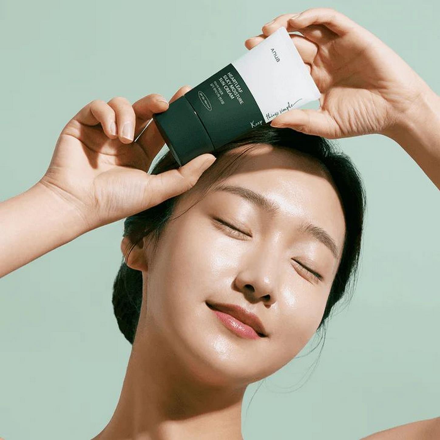 Anua Heartleaf Silky Moisture Sunscreen - Yatıştırıcı & İpeksi Güneş Kremi 50ml